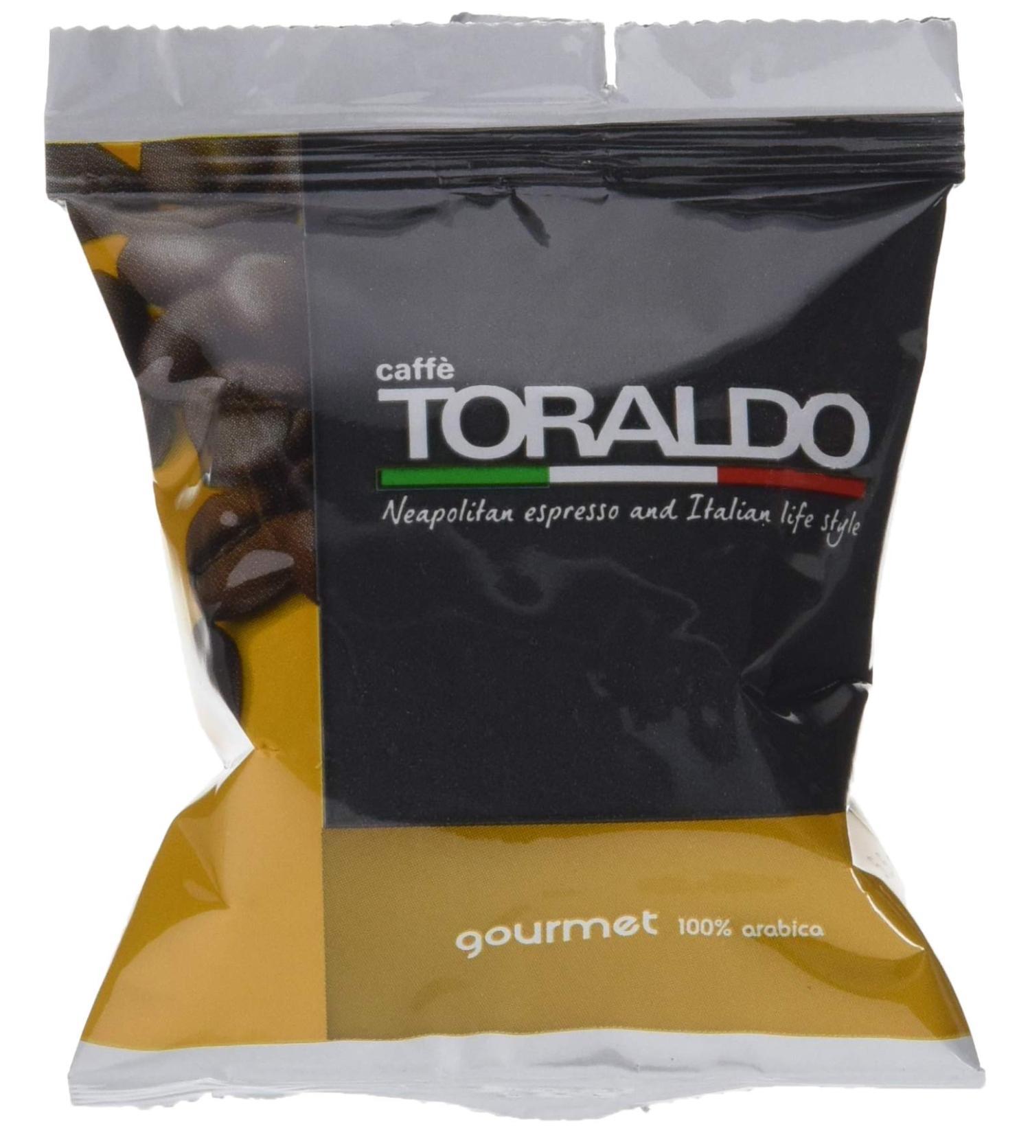 100 Capsules Compatible Nespresso Coffee Toraldo Gourmet Mix - Buy Online on GoSupps.com