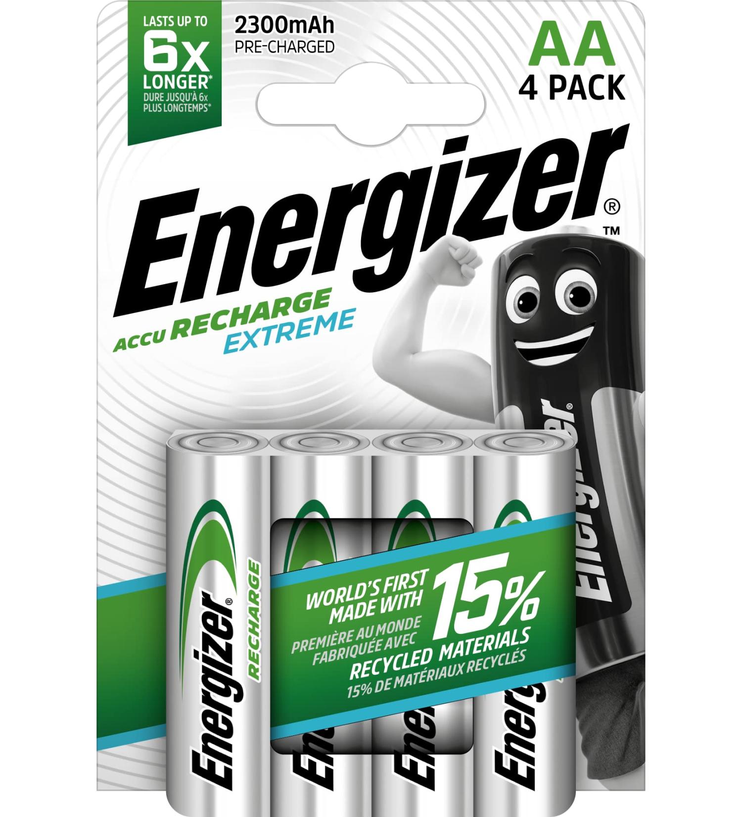Buy Energizer Extreme AA 2300mAh Batteries (Pack of 4) - Long-lasting High-Performance International Shipping Available - Buy Online on GoSupps.com