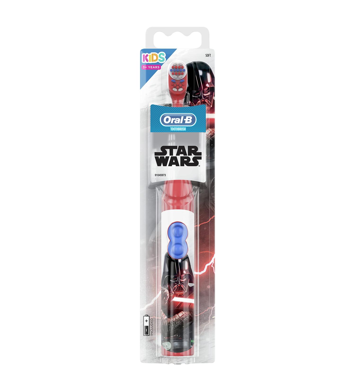 Shop Oral-B Star Wars Electric Toothbrush for Kids | Battery-Powered with 1 Brush Head | Ages 3+ - Buy Online on GoSupps.com