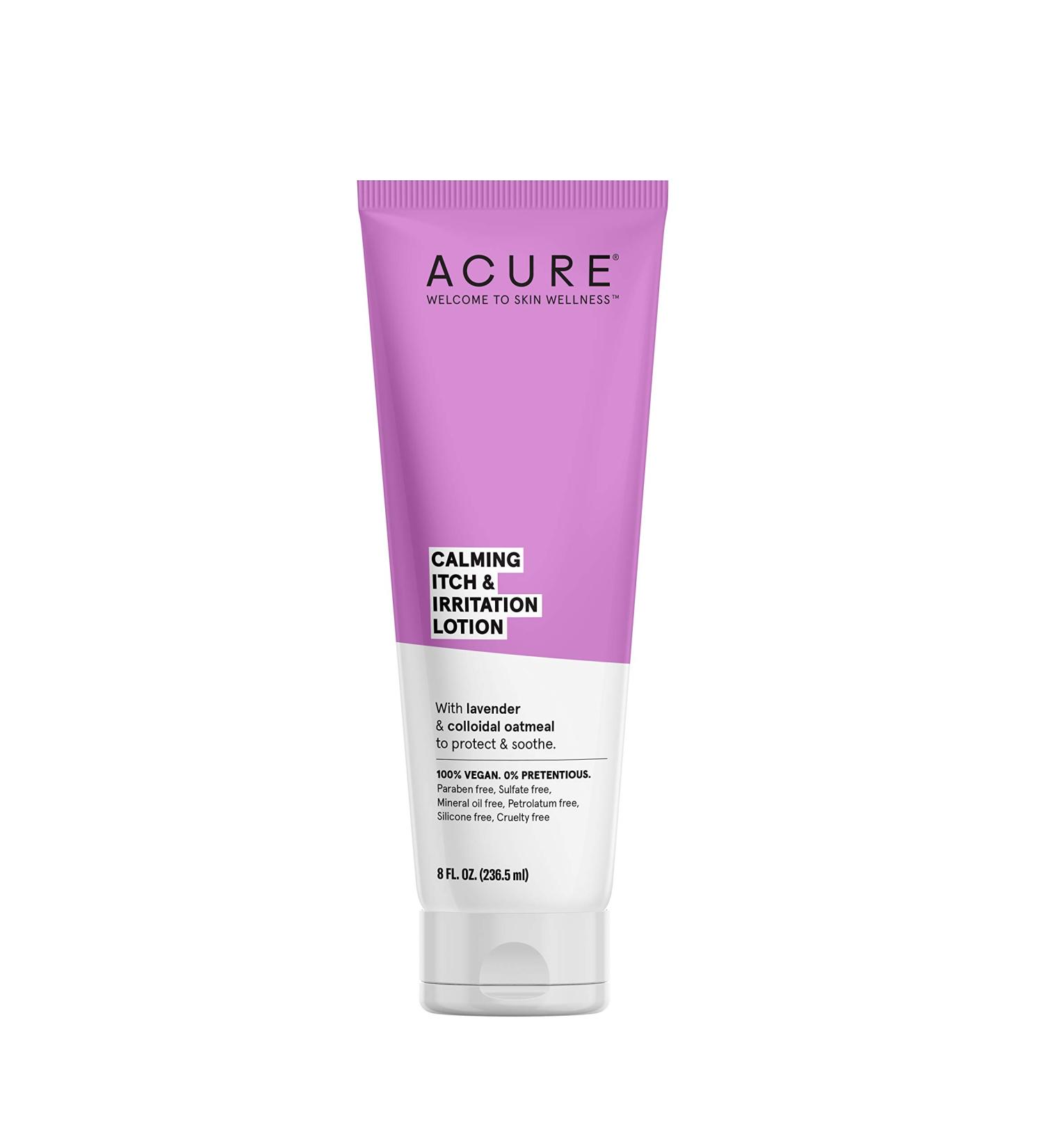 ACURE Calming Itch Lotion | Vegan Lavender & Oatmeal Formula | Soothes & Hydrates | 8 Fl Oz - Buy Online on GoSupps.com