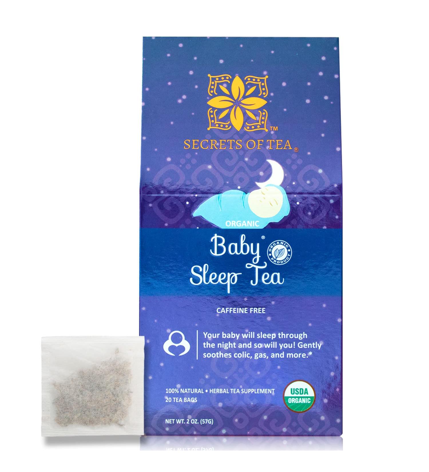 Secrets Of Tea Baby Sleep Tea - Natural & Gentle Infant Sleep Aid - Buy Online on GoSupps.com
