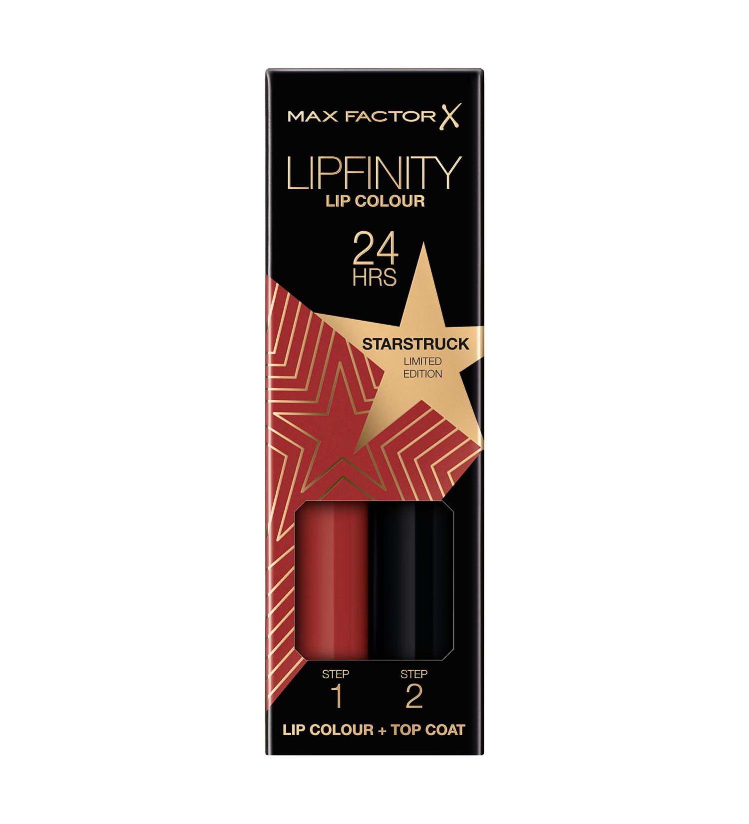 Max Factor Lipfinity Lip Colour 2 Step Rising Stars Collection in Starstruck 90 - Buy Online on GoSupps.com