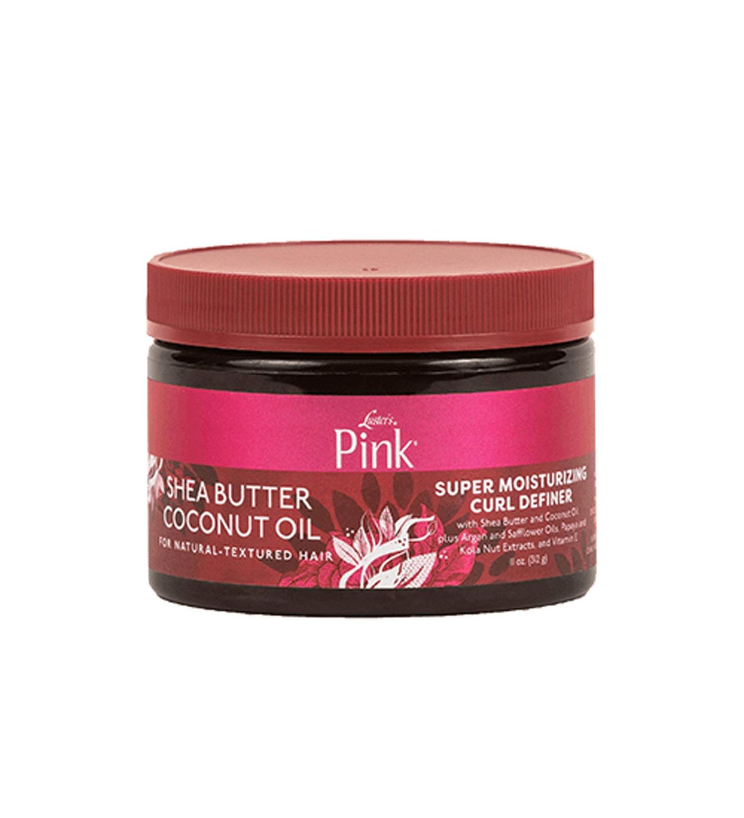 Lusters Pink Shea Butter Coconut Oil Super Moisturizing Curl Definer 11 Oz