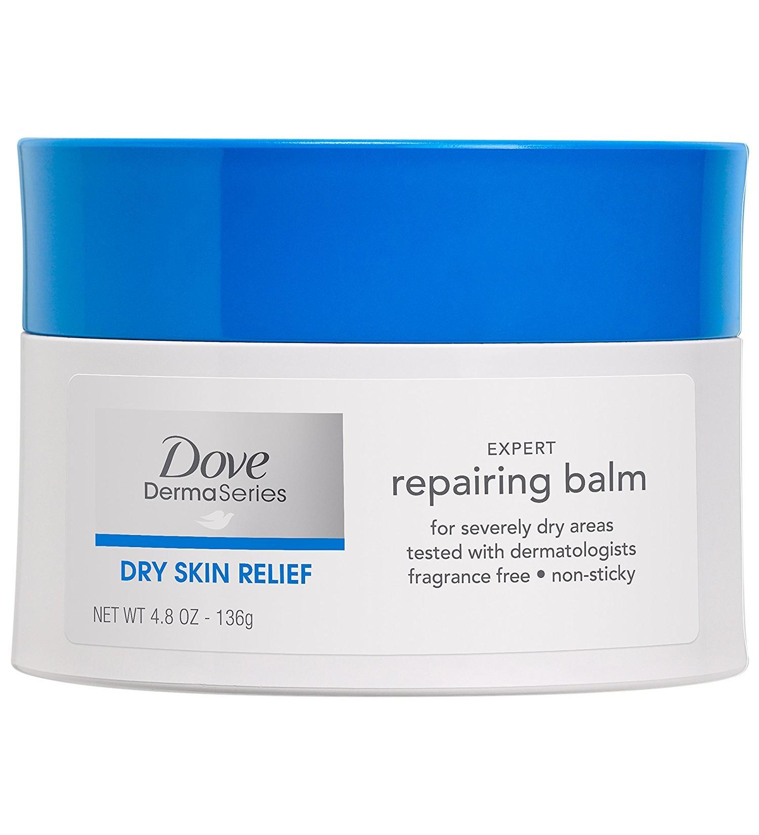 Dove Dermaseries Fragrance-Free Skin Balm 4.8oz for Dry Cracked Skin - Buy Online on GoSupps.com