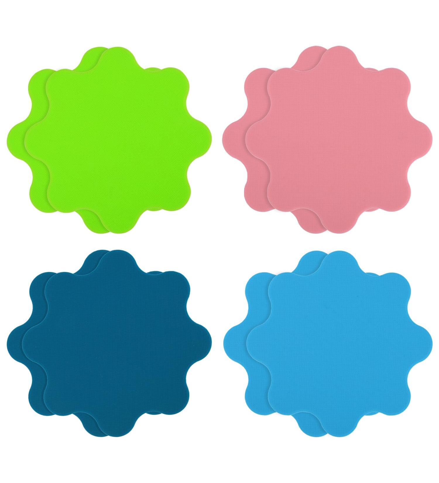 8-Piece Silicone Rubber Bottle Opener Set - Multifunctional Gripper Pads for Easy Opening | Ideal for Older Children & Women with Weak Hands - Buy Online on GoSupps.com