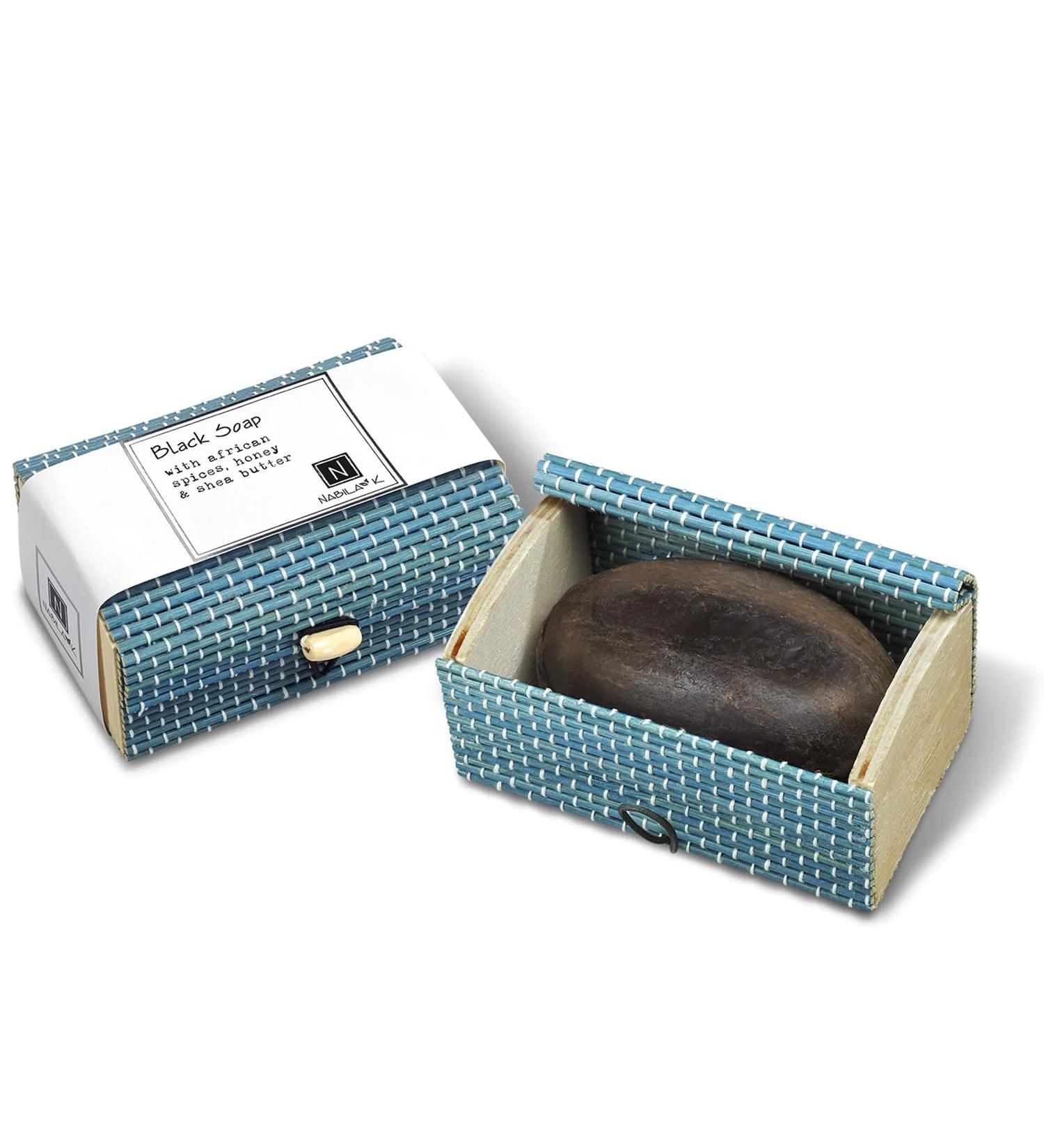 Black Soap Bar - African Spices Honey & Shea Butter | Oily & Acne Prone Skin | All-Purpose Face & Body Wash | 1 Bar for All Skin Types - Buy Online on GoSupps.com