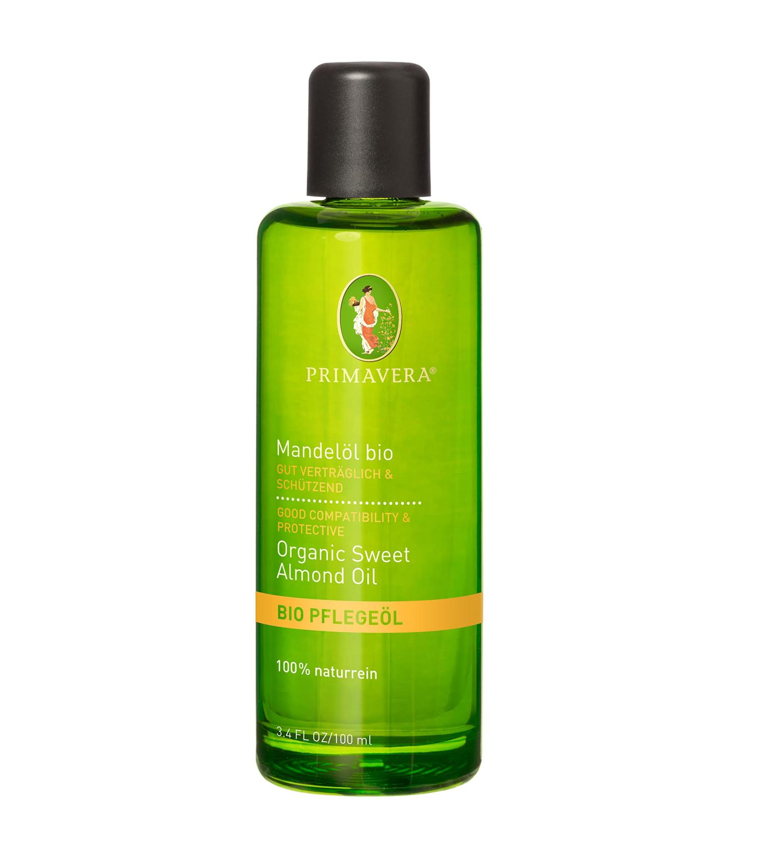 PRIMAVERA Organic Almond Oil 2x100ml - Nourishing Vegan Aroma Oil | Natural Cosmetics - Buy Online on GoSupps.com