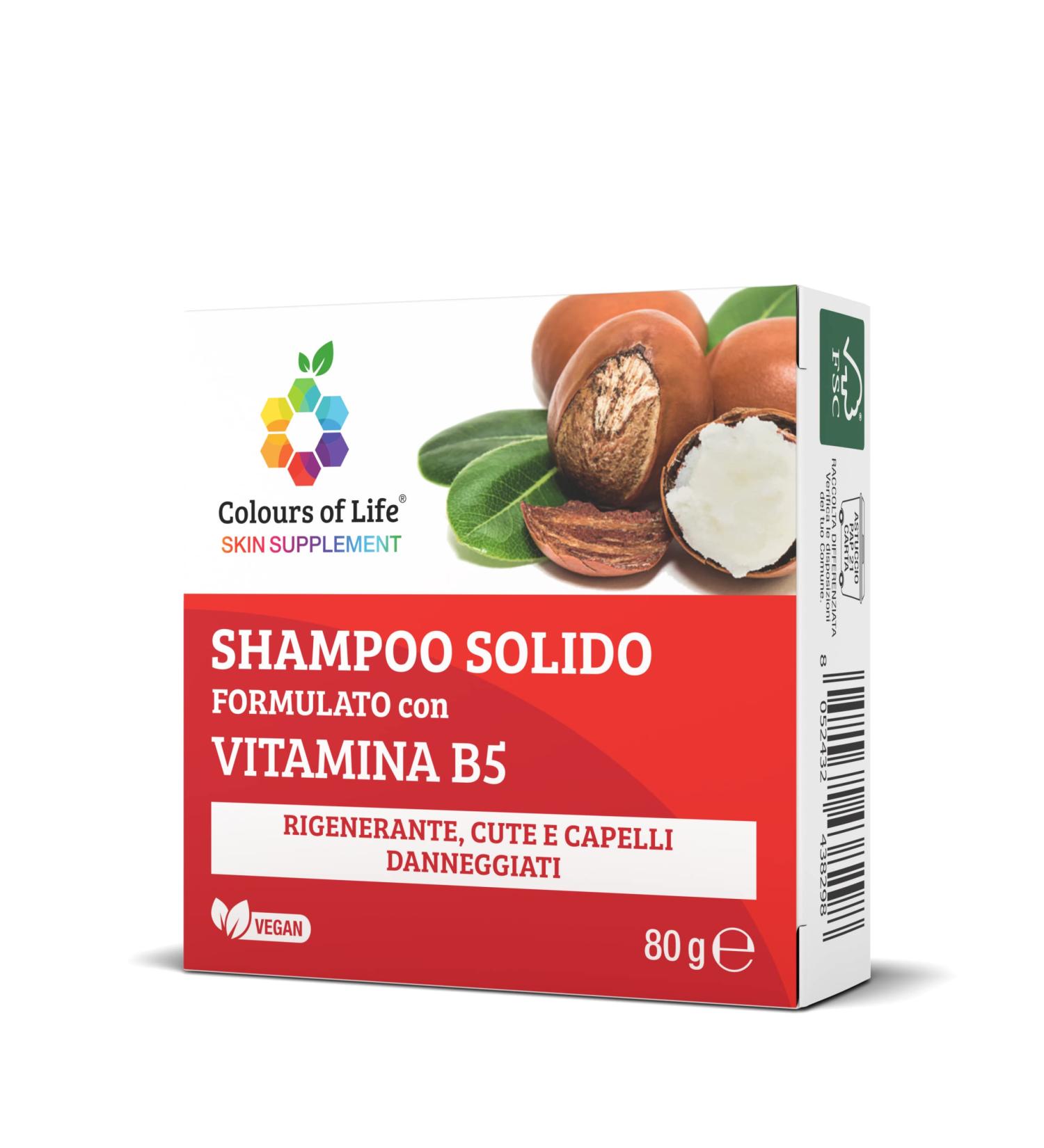 Optima Naturals Colours of Life Skin Supplement Vaste Shampoo Vitamine B5 80 g - Buy Online on GoSupps.com