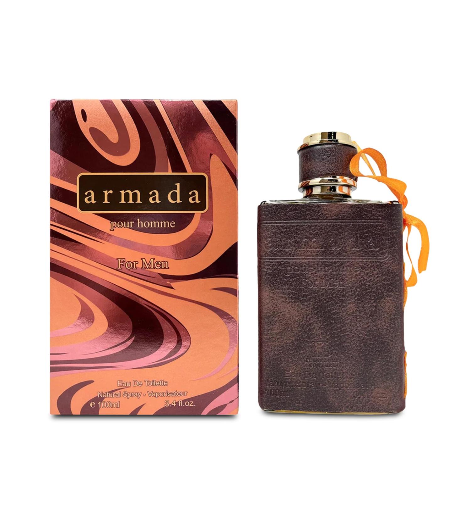 Armada Sensual Woody Fragrance for Men | Long Lasting Cologne Aromatic Scent Eau de Parfum Natural Spray - Great Holiday Gift 3.4 Fl Oz/100 Ml - Buy Online on GoSupps.com
