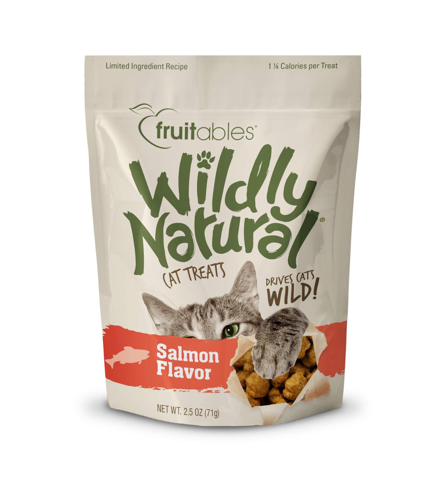 Wildly Natural Salmon Cat Treats - Healthy & Delicious Snacks for Your Feline - Buy Online on GoSupps.com