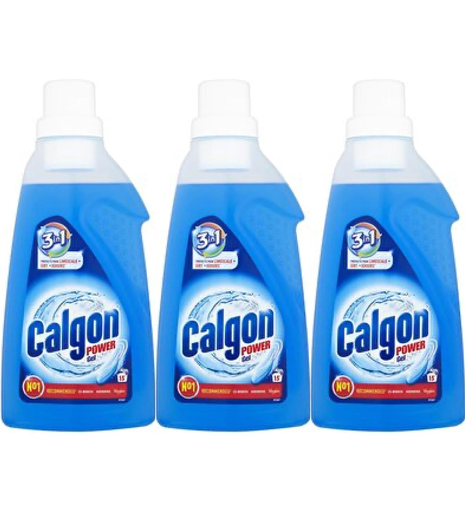 Calgon Gel 3-in-1 Washing Machine Water Softener Gel 750ml Multipack of 3 750 ml (Pack of 3) - Buy Online on GoSupps.com