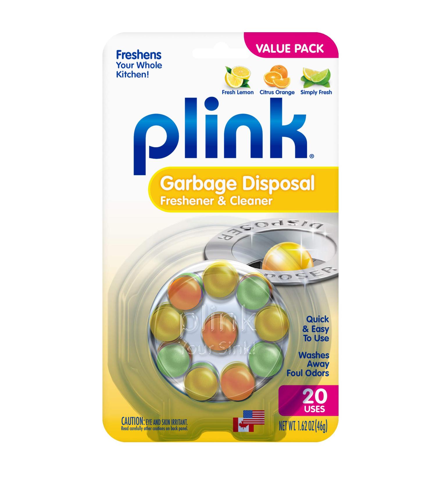 Plink 9013 Garbage Disposal Cleaner and Deodorizer Variety Pack - 20-Count - Buy Online on GoSupps.com