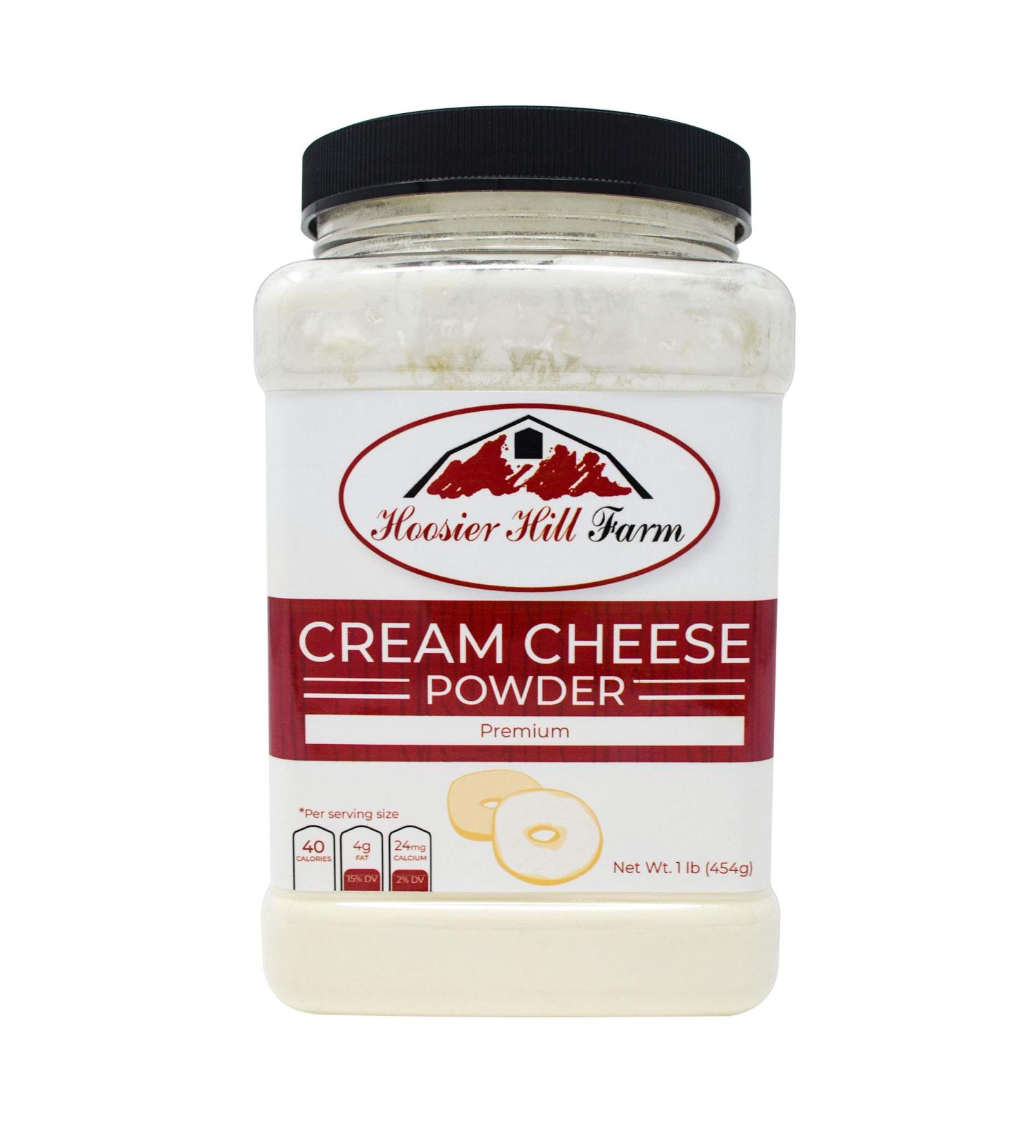 Hoosier Hill Farm Cream Cheese Powder 1 lb - Gluten Free, rBGH & rBST Free - Buy Online on GoSupps.com
