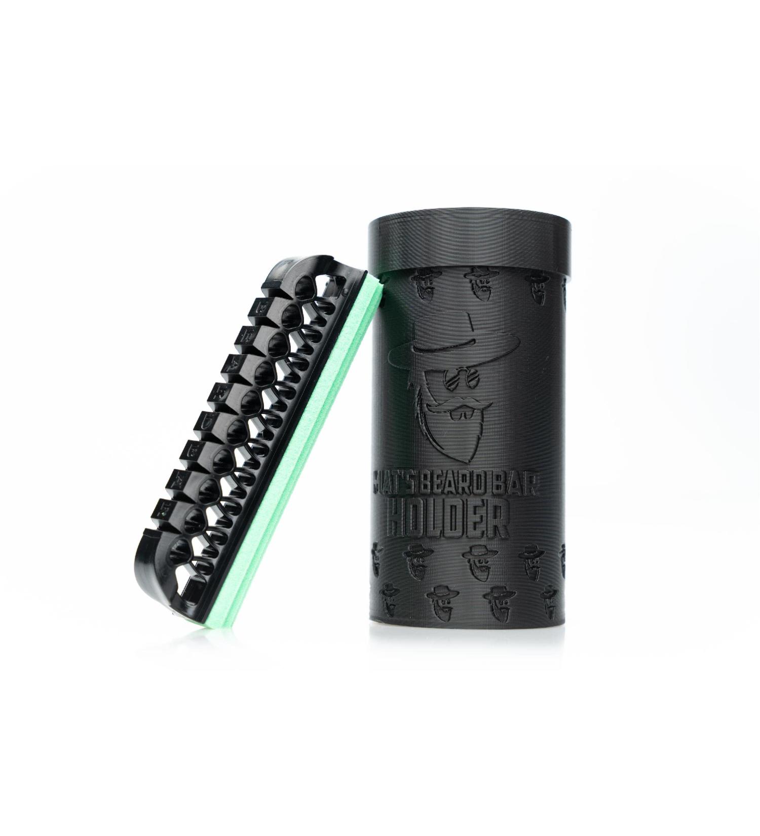 Mat's Beard Bar & Holder Pro 2.0 - Flexible Beard Trimmings Cleanup Tool - Made in USA - Buy Online on GoSupps.com