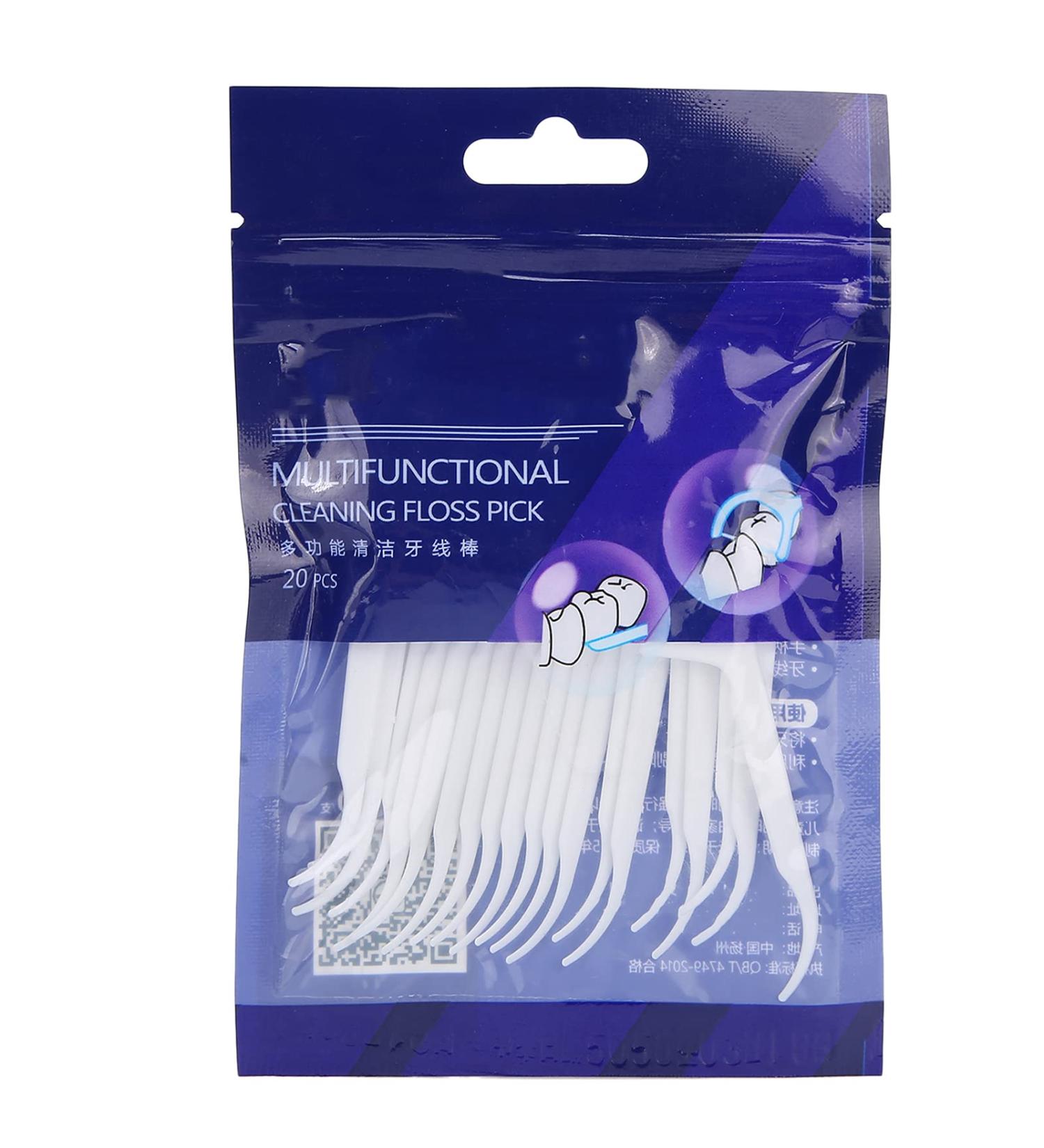 Professional Dental Floss Picks - Non-Slip Disposable Teeth Cleaning | International Shipping - Buy Online on GoSupps.com