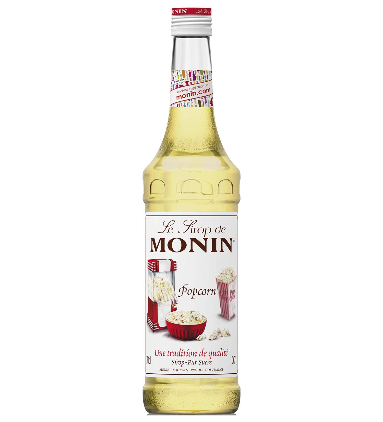MONIN Premium Popcorn Syrup 700 ml - Delicious Popcorn Flavor (Pack of 1) - Buy Online on GoSupps.com