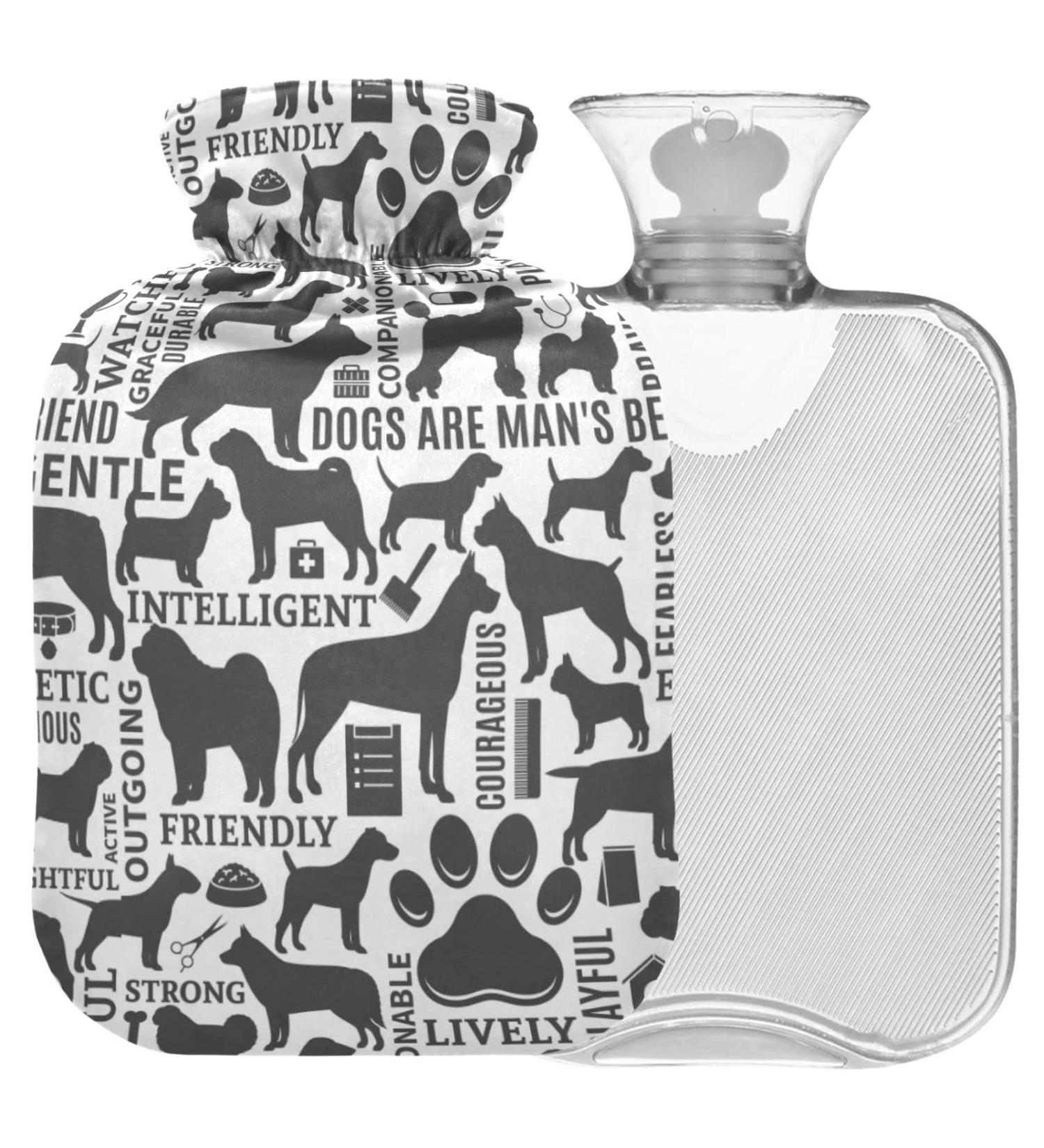 Naanle 2L Transparent Hot Water Bottle - Large Hand & Foot Warmer for Pain Relief | Ideal for Winter Comfort & Cold Therapy - Buy Online on GoSupps.com