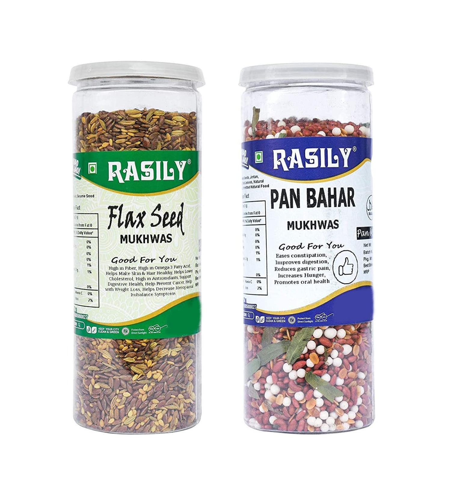 Rasily Flax Seed & Mix Bahar Mukhvas Combo_Packing May Vary - Buy Online on GoSupps.com