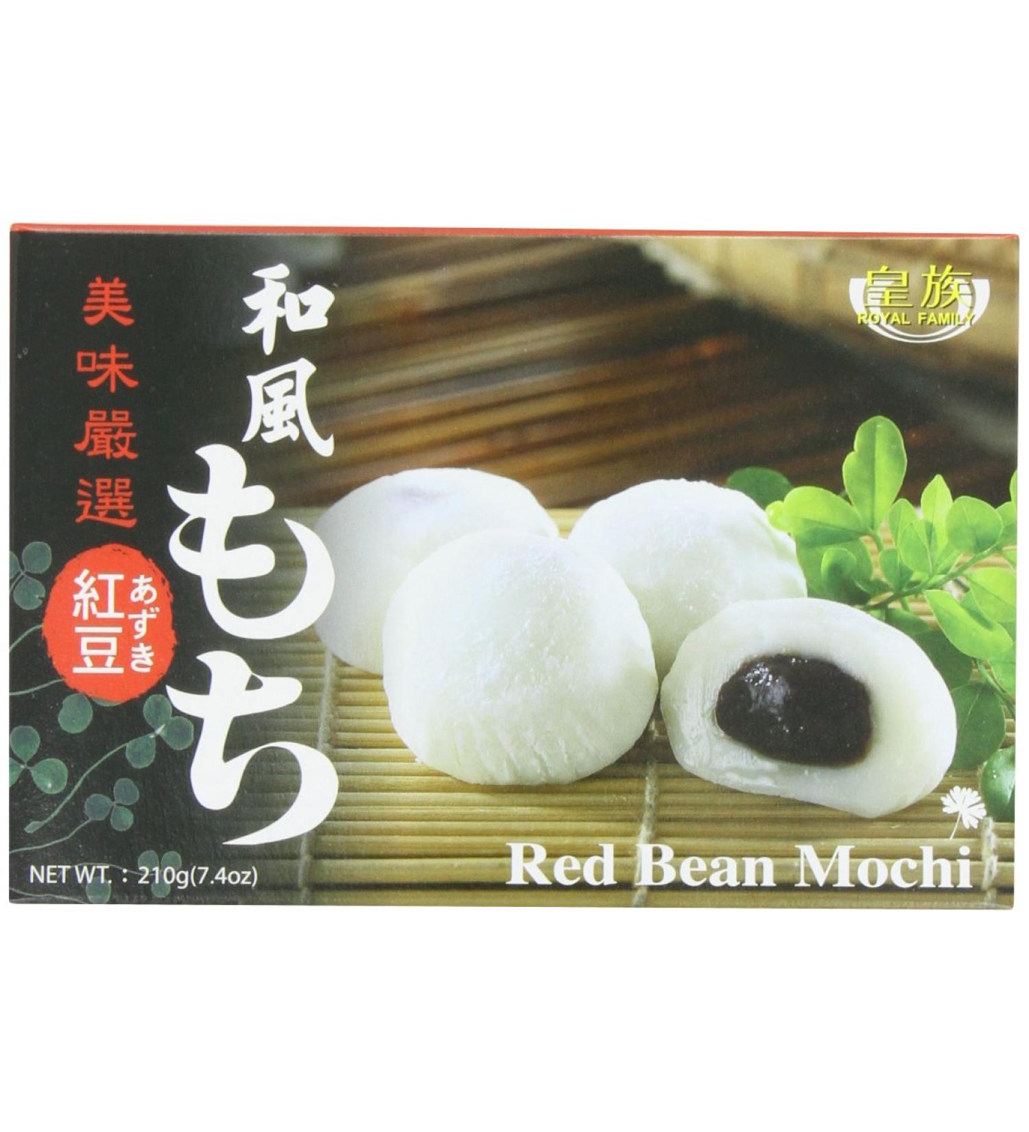 Royal Family Mochi Red Bean 210g - Authentic Taiwanese Red Bean Dessert (Pack of 1) - Buy Online on GoSupps.com