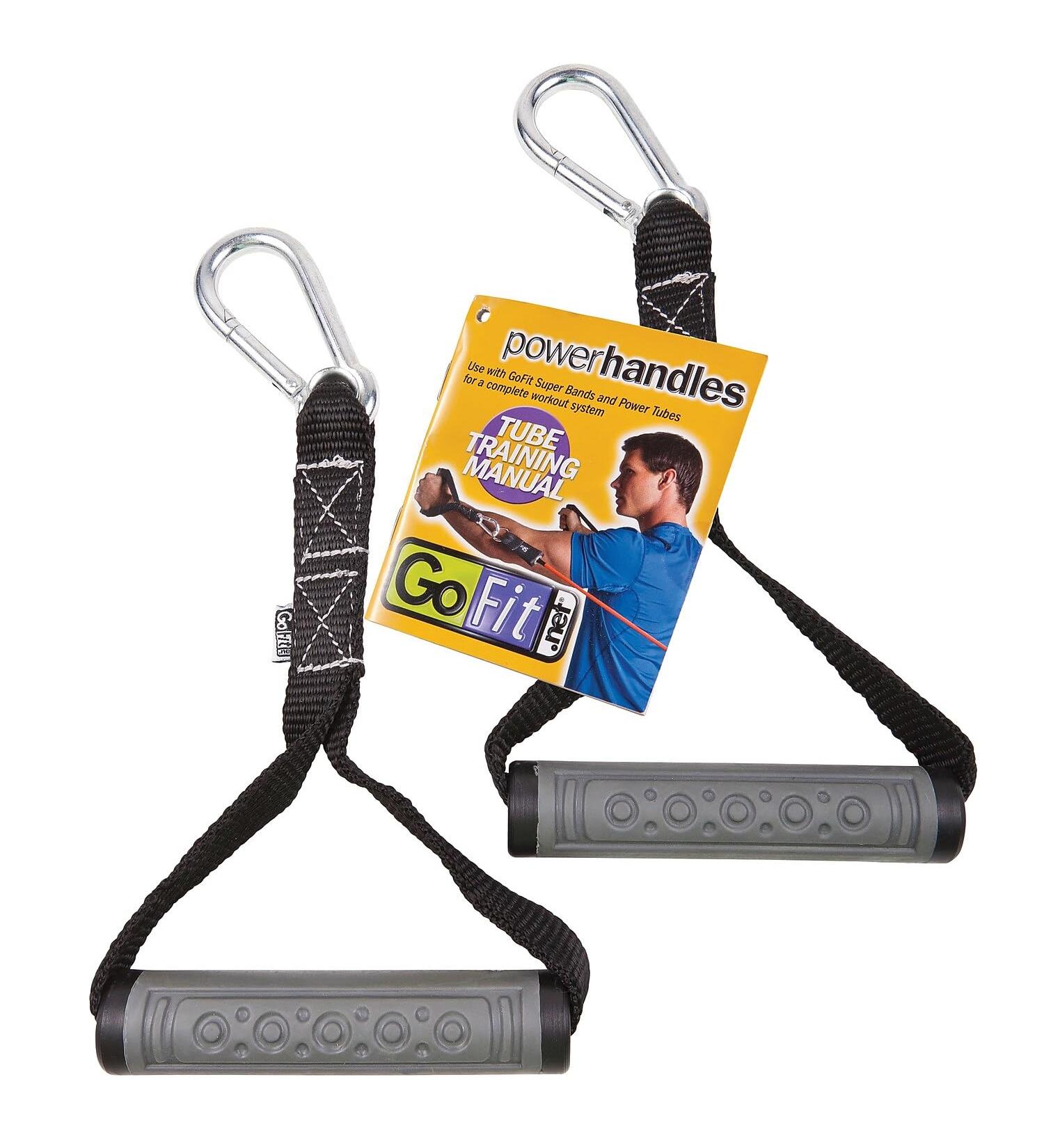 Buy GoFit Pro Black Power Handles (GF-STHC) | Durable & Ergonomic Fitness Equipment for International Shipping - Buy Online on GoSupps.com