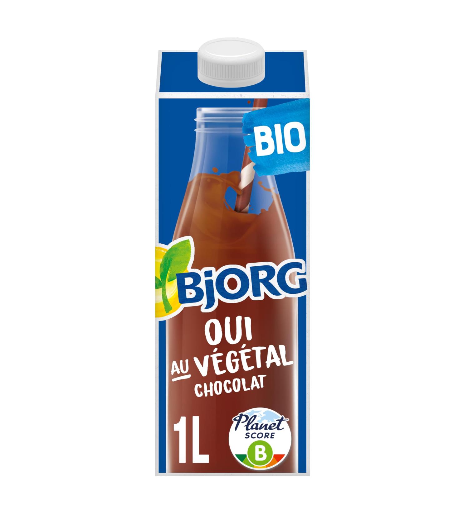 BJORG - Yes to Vegetable Chocolate Drink - Organic Vegetable Drink - Rice Coconut Soy - Smooth Texture - 1L - Buy Online on GoSupps.com