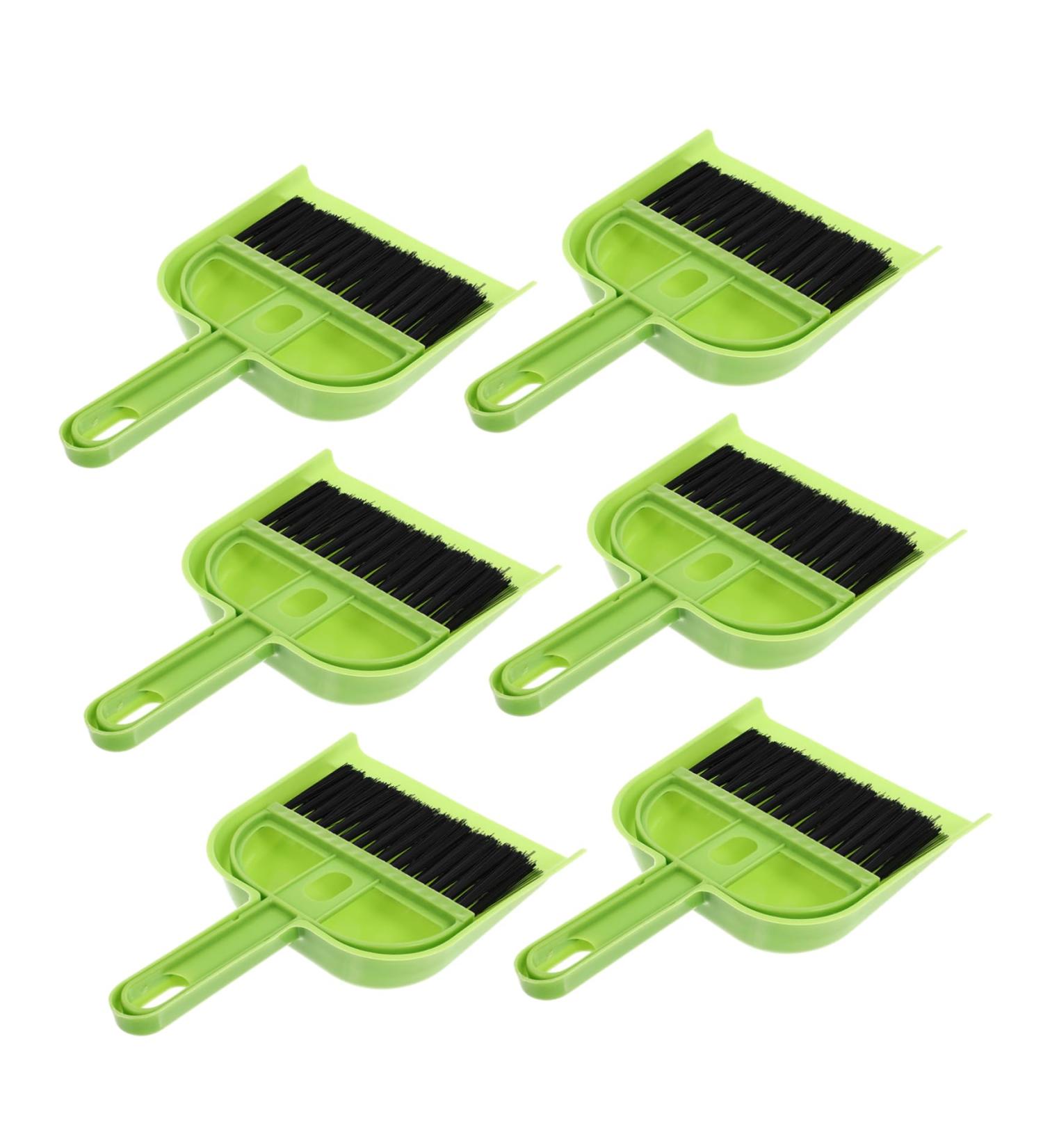 Solustre 6-Sentence Besser Kehrschaufel Set - Multifunctional Cleaning Tools for Cars & Desktops | Antistatic Brush & Broom | Small Plastic Set (Random Color) | International Shipping - Buy Online on GoSupps.com