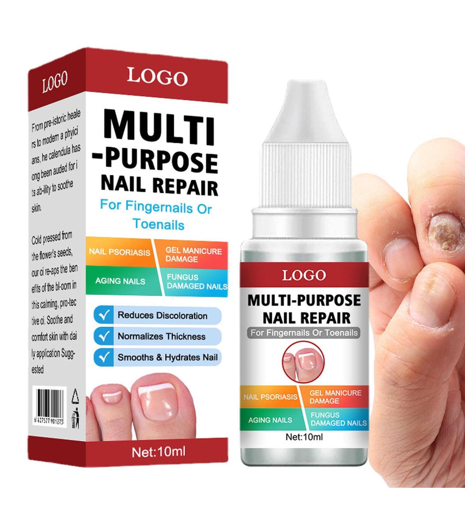 EUBEISAQI Multifunctional nail repair Nail renewal Nighttime Nail 10ml Fungi Fingernail & Toe Nail Solution for broken cracked and discolored nails or fingernails - Buy Online on GoSupps.com