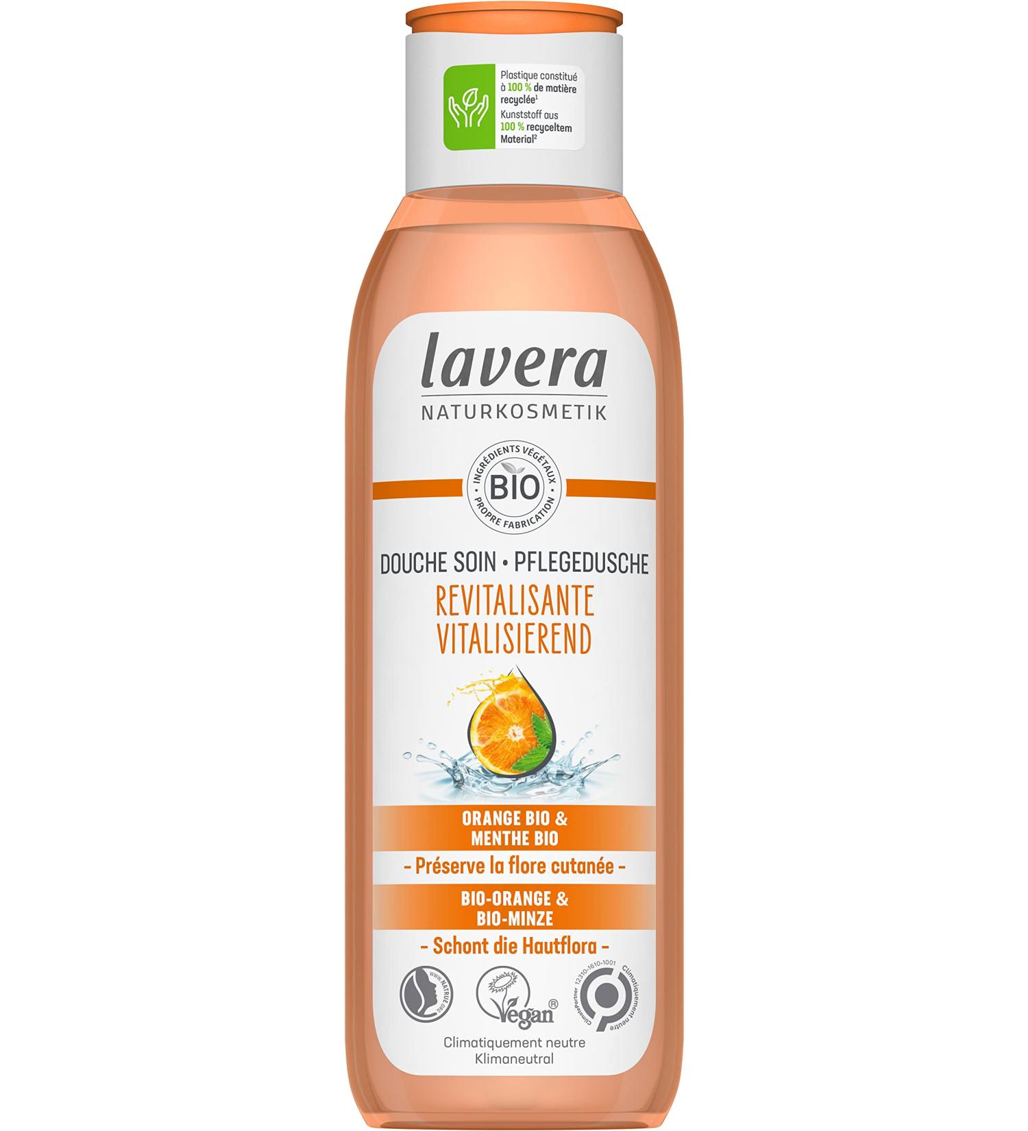  lavera lavera Revitalizing Shower Gel - Natural cosmetics - vegan - certified - shower gel - With organic orange and organic mint - Biodegradable formulas without mineral oils - 250 ml - Buy Online on GoSupps.com