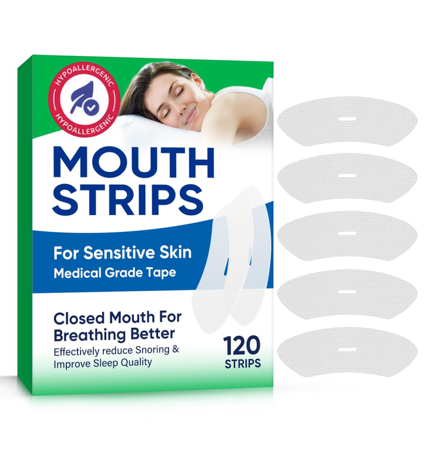 120pcs Mouth Tape for Sleep - Reduce Snoring & Improve Nose Breathing - Buy Online on GoSupps.com