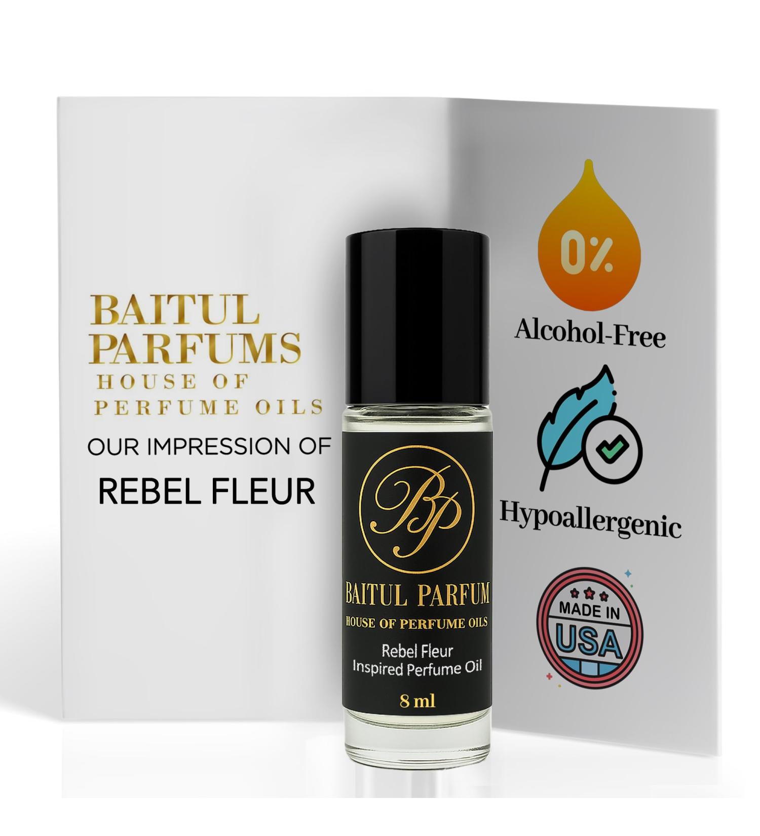 ASMARKET Comparable to Rebel Fleur Alcohol-Free Perfume Oil 8ml Travel Size Roll-On Glass Bottle Long Lasting Fragrance 98% True-to-Scent Clean Scent Perfume Main Accords - Floral Fruity Sweet - Buy Online on GoSupps.com