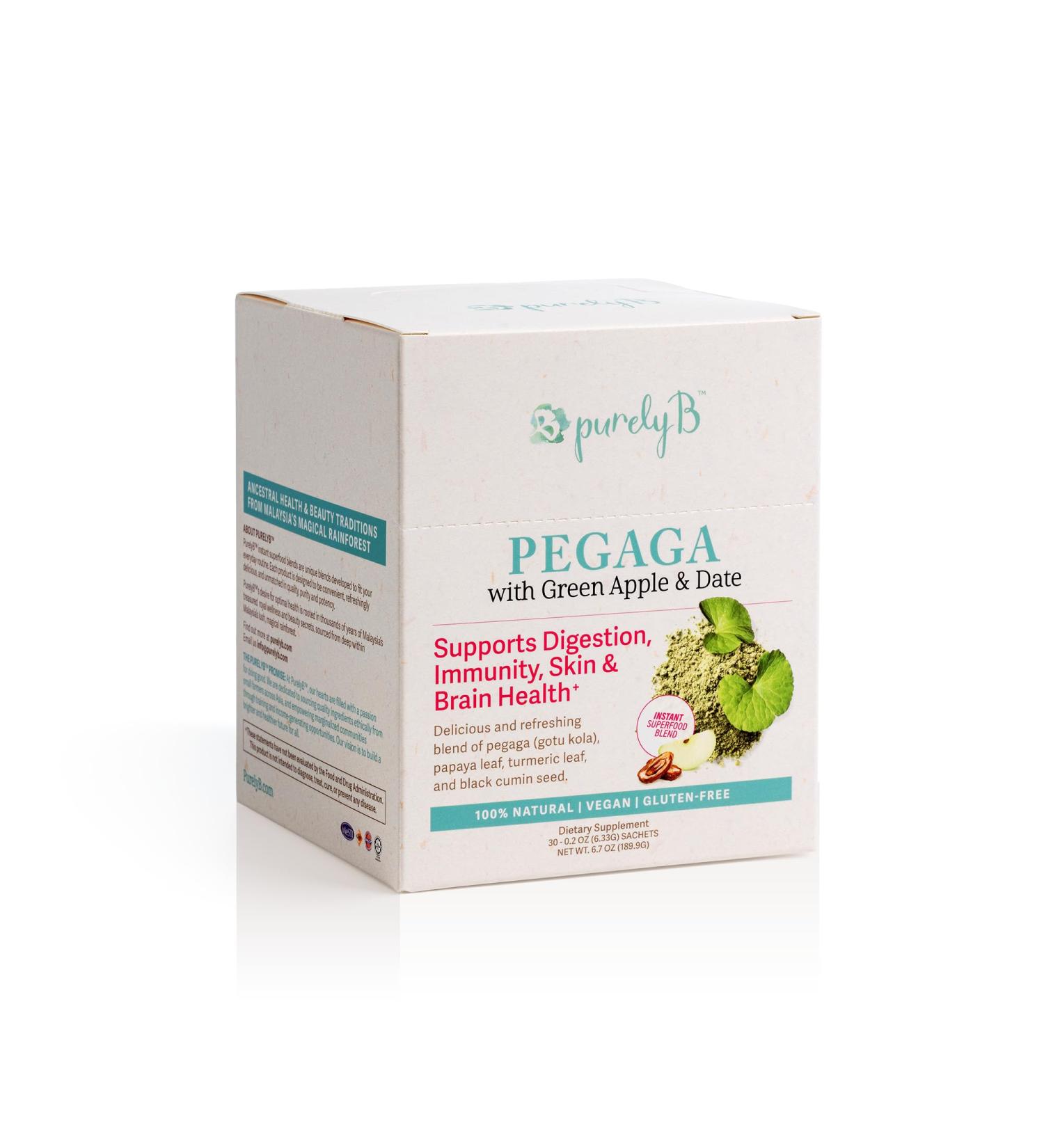 Pegaga (Gotu Kola) Herbal Blend | Rejuvenate Your Health with Ancestral Malaysian Wisdom | Immunity Gut Skin and Mind Support | 100% Natural Vegan Gluten-Free Powder | 30 Sachets 0.45 Ounce (Pack of 30) 30 - Buy Online on GoSupps.com