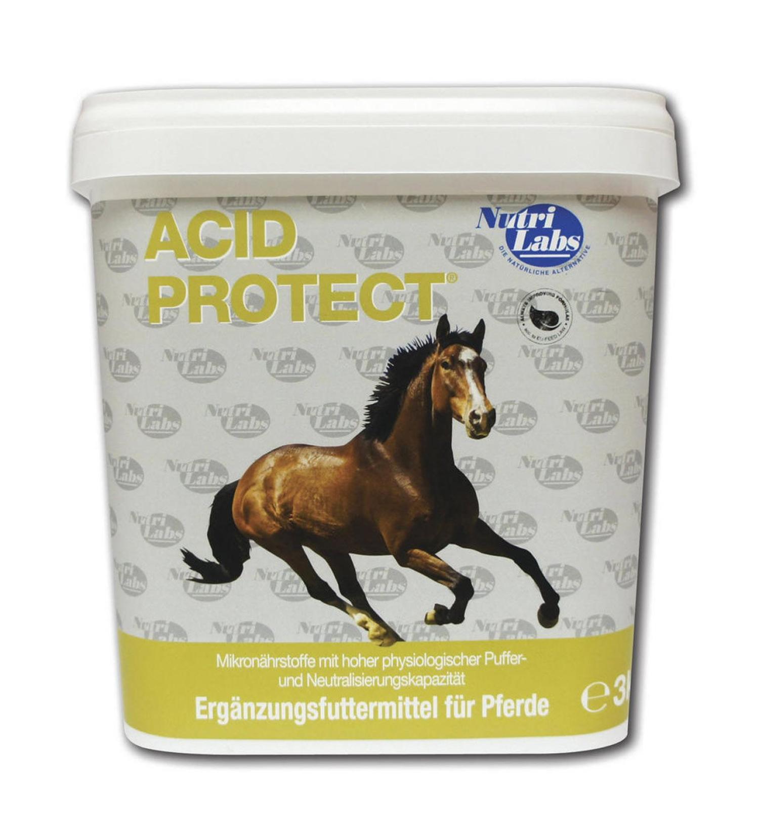 NutriLabs Acid Protect® Pellets for Horses 3.6 kg - With Bentonite, Psyllum Seed, Dicalcium Phosphate etc. - Horse Supplement - Mineral Supplement for Horses - Psyllium