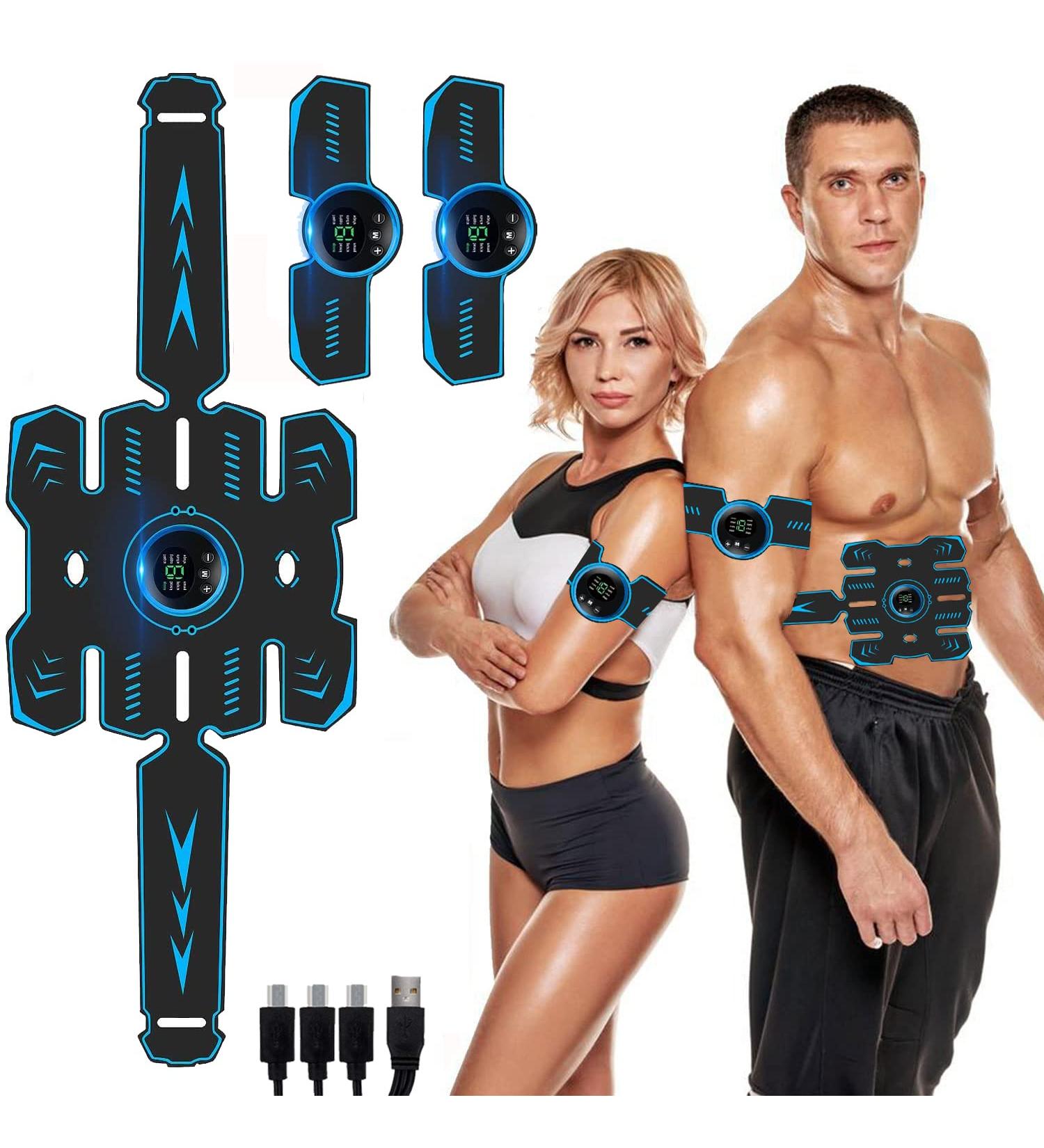 Abdominal Toning Belt Trainer | Waist Trimmer for Men and Women | Abs Workout Equipment - Buy Online on GoSupps.com