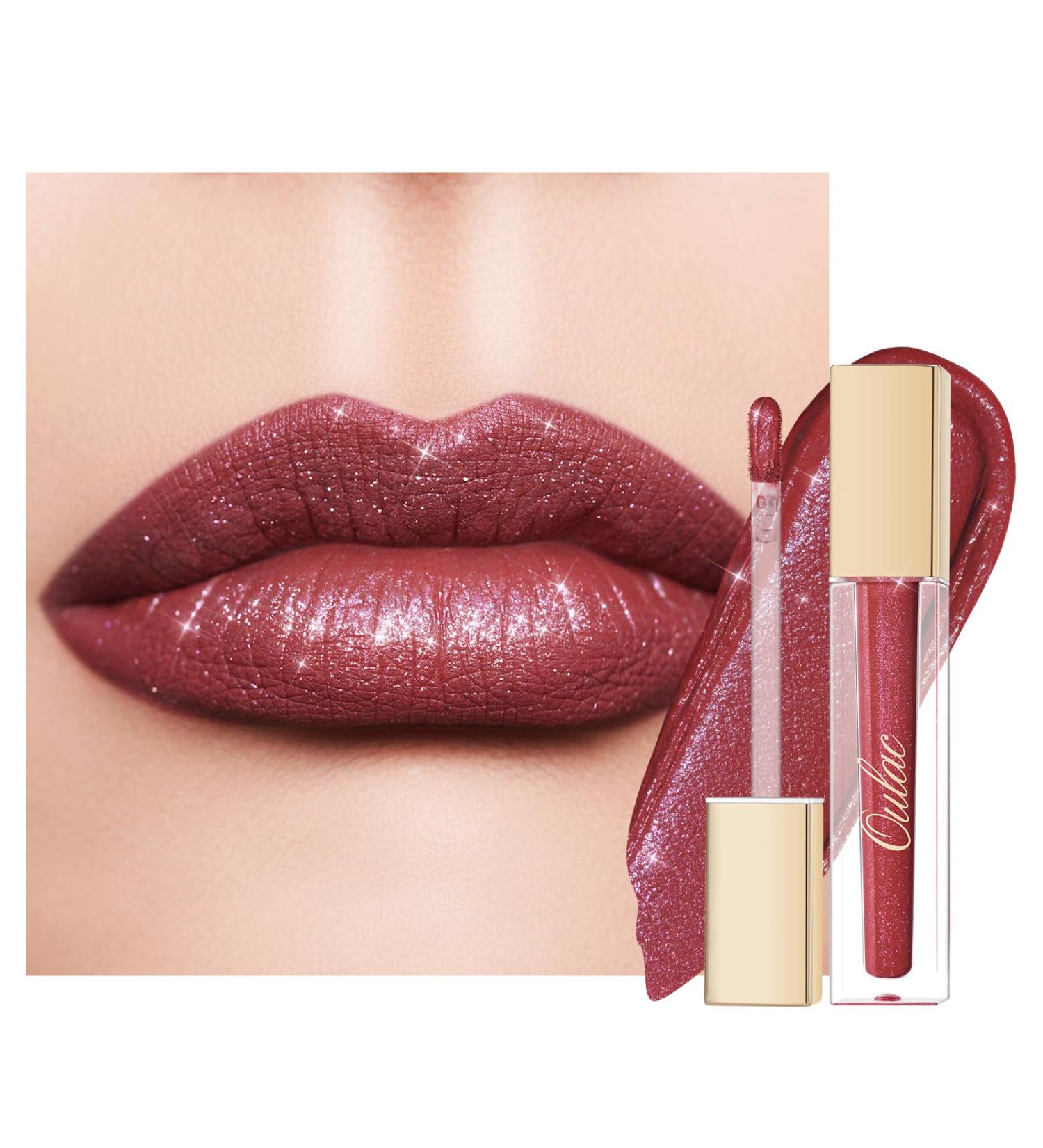 OULAC Matte Liquid Lipstick Long Lasting Lipstick Matte Finish Intense Color Lip Tint Infused with Vitamin E No Transfer Vegan 4.5ml (MS07) - Buy Online on GoSupps.com