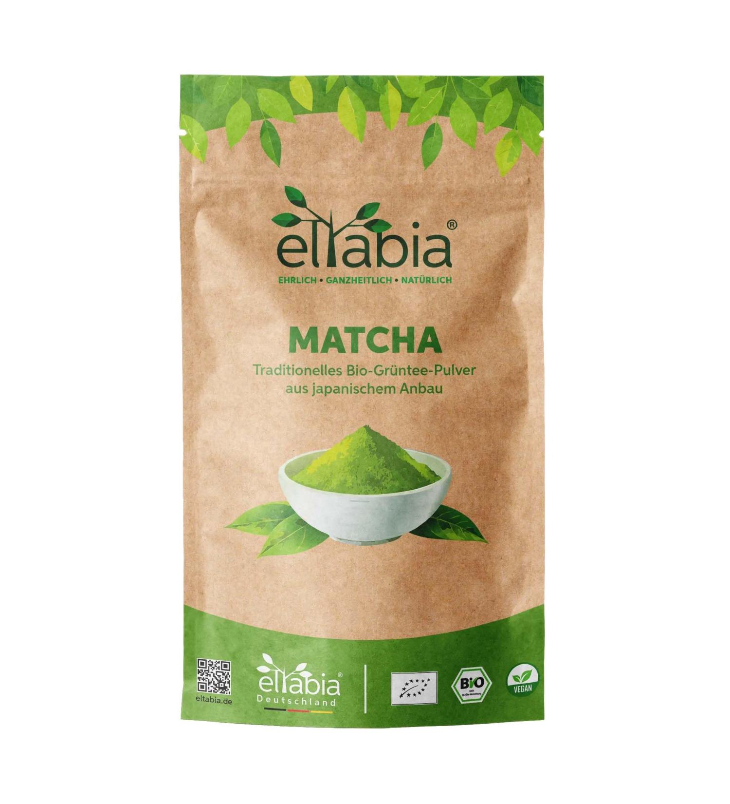  eltabia Organic Matcha Tea Powder 500g - Premium Quality Matcha Powder - 100% Pure No Additives - The King Among Teas - Buy Online on GoSupps.com