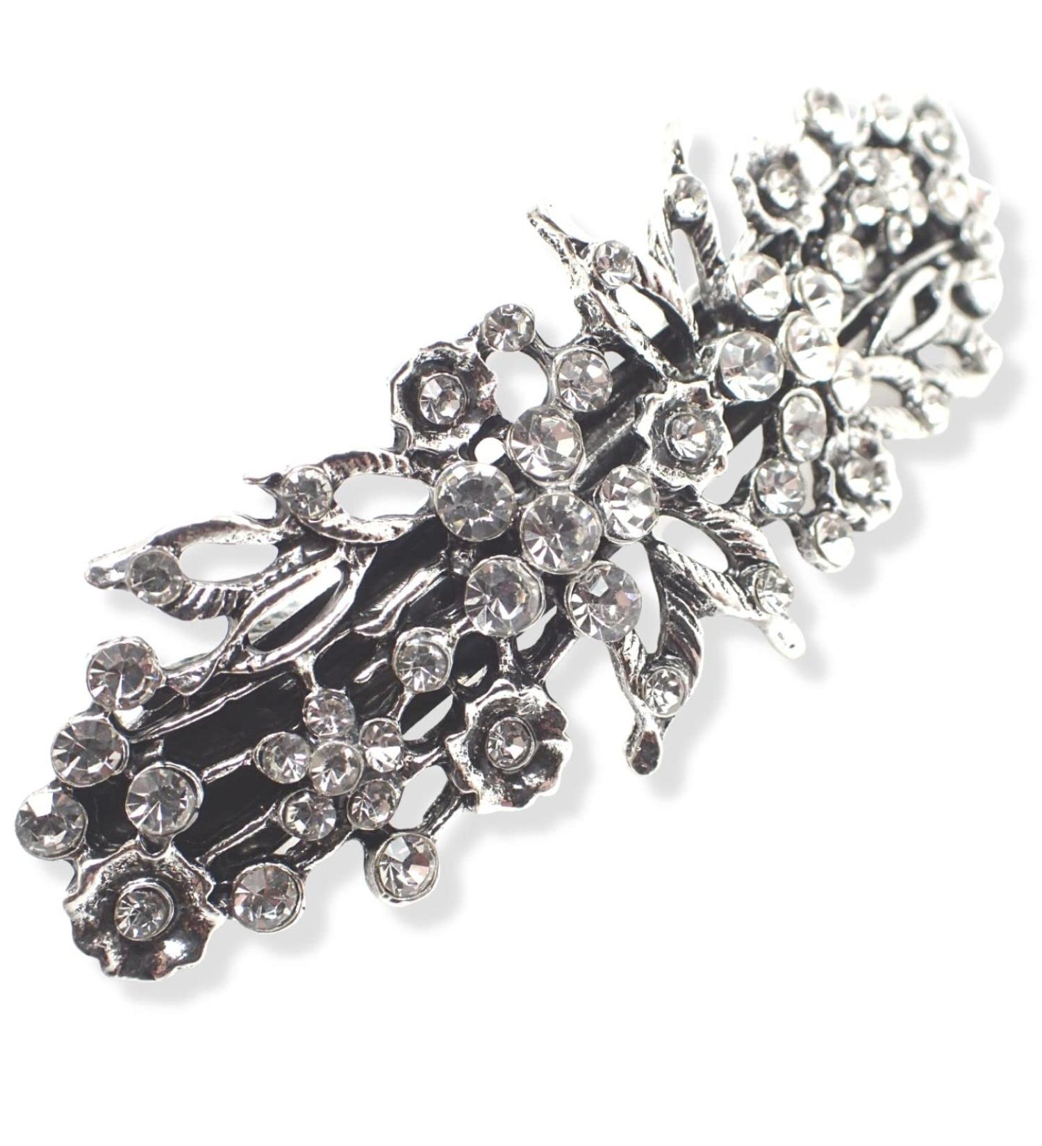 Topkids Vintage Style Accessories - Rhinestone Butterfly & Flower Bridal Jewelry | 8 cm Pearl Decor - Buy Online on GoSupps.com