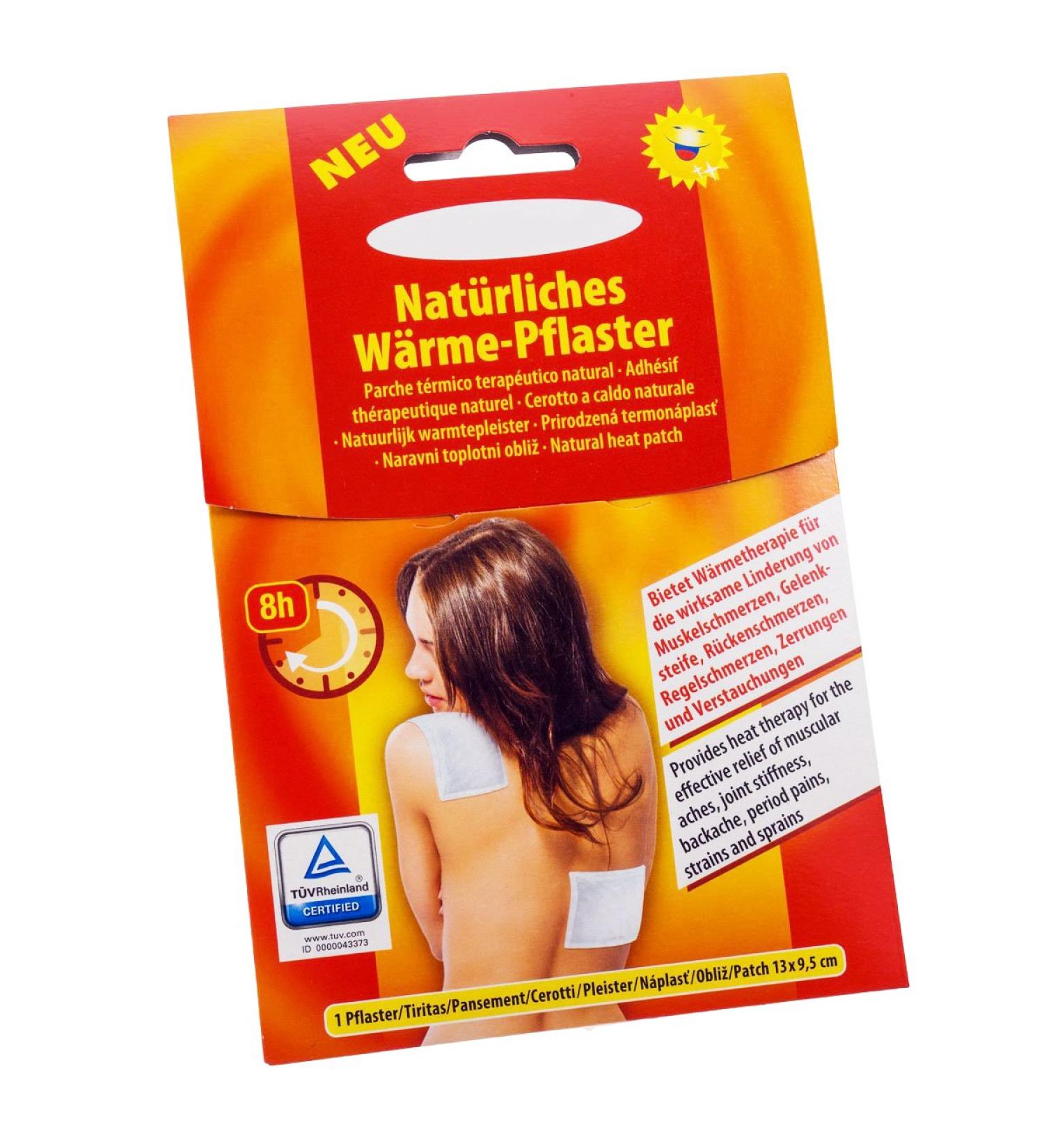 Wundmed heat plaster / pain plaster 13cm x 9.5cm