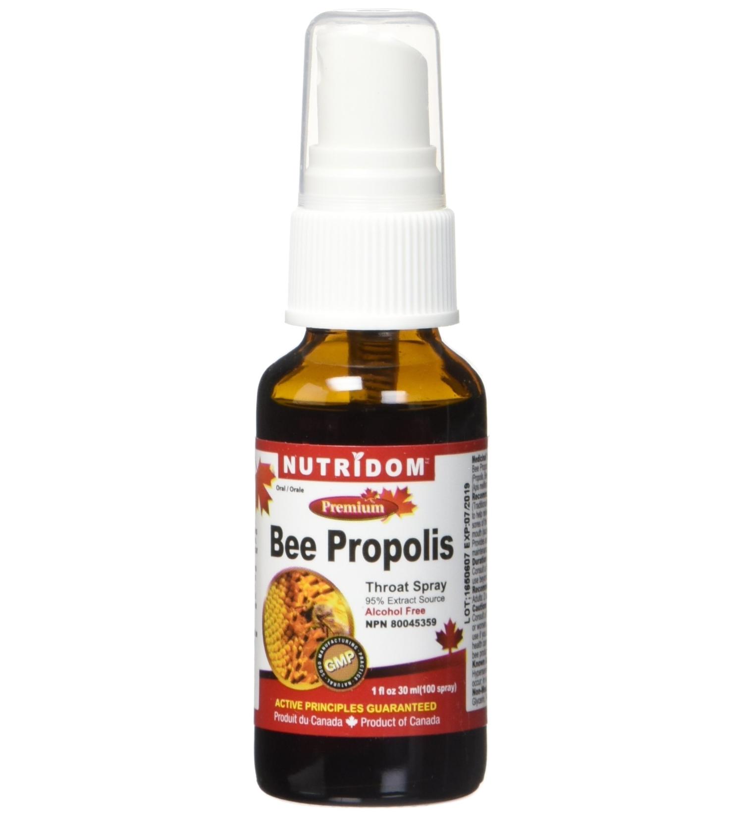 Nutridom Bee Propolis Premium Throat Spray 30 Milliliter 1 - Buy Online on GoSupps.com