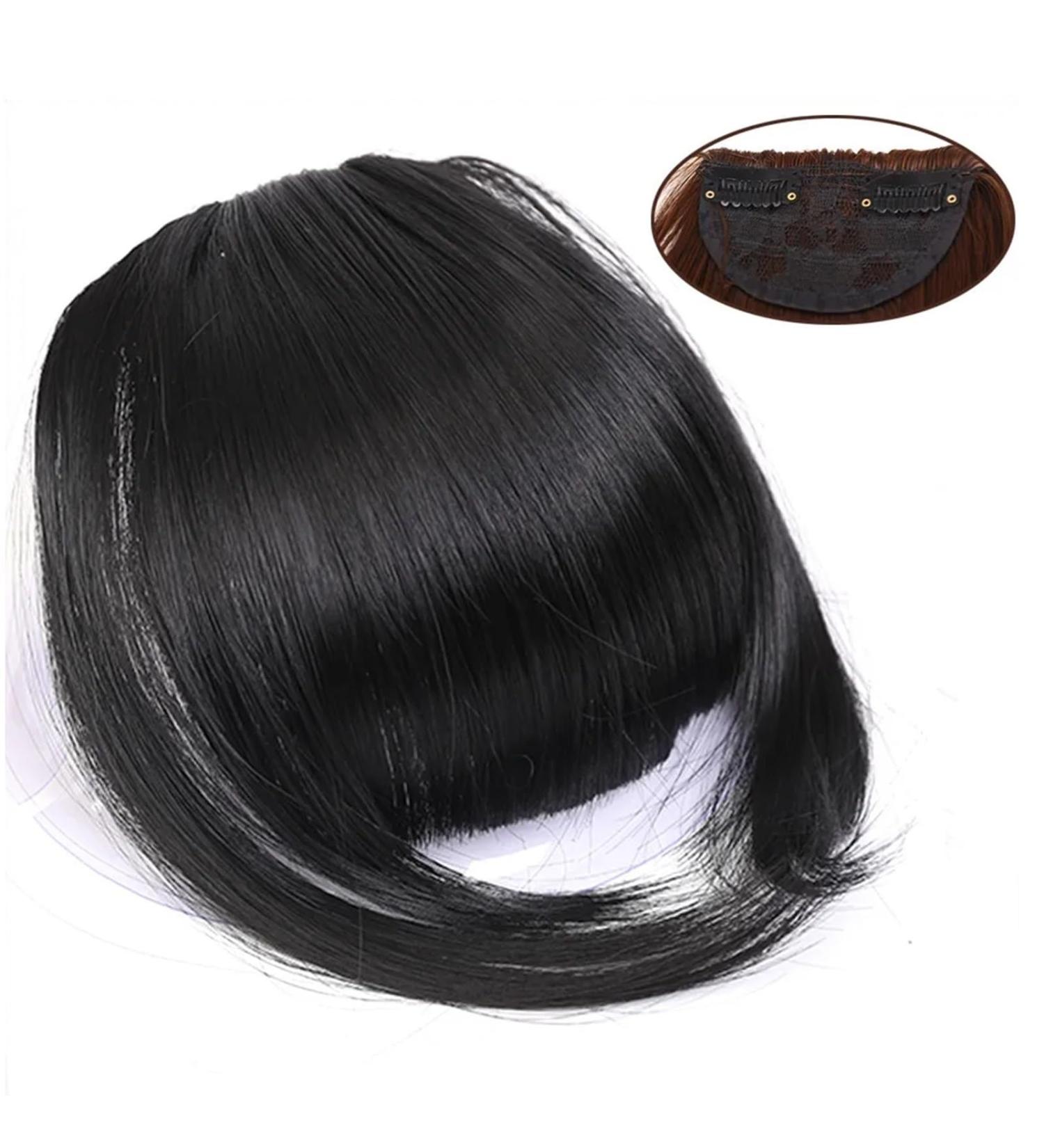 Bangs Hair Clip Bangs Hair Clip Extension Thick Clip in Fringe Straight Neat Bangs for Women Synthetic Heat-Resistant Fiber Flat Bangs Hairpieces Bangs Clip in Hair (Color : NC/4HL) - Buy Online on GoSupps.com