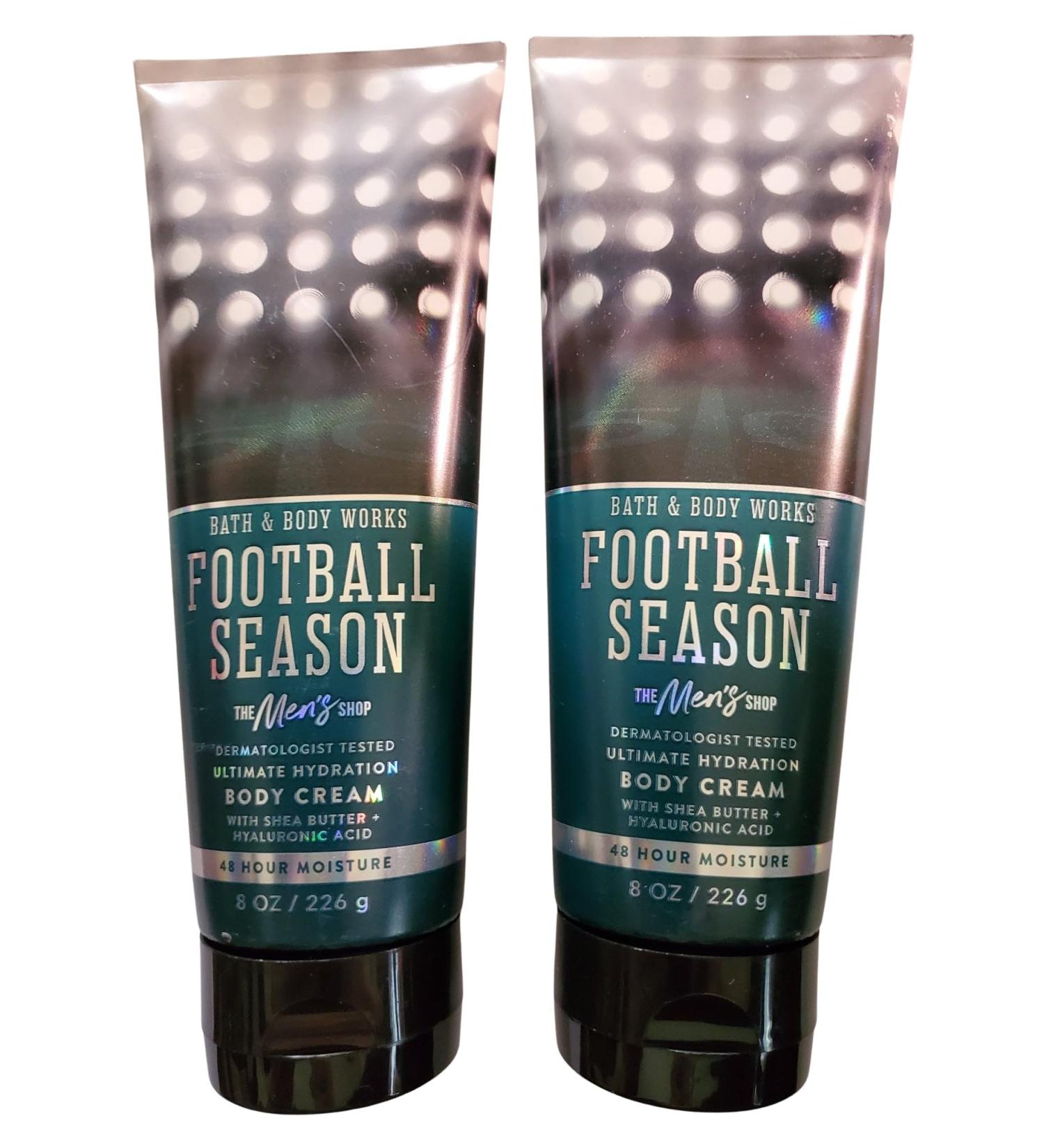 Bath & Body Works Men's Football Season Ultimate Hydration Body Cream 8 Ounces Pack of 2 - Buy Online on GoSupps.com