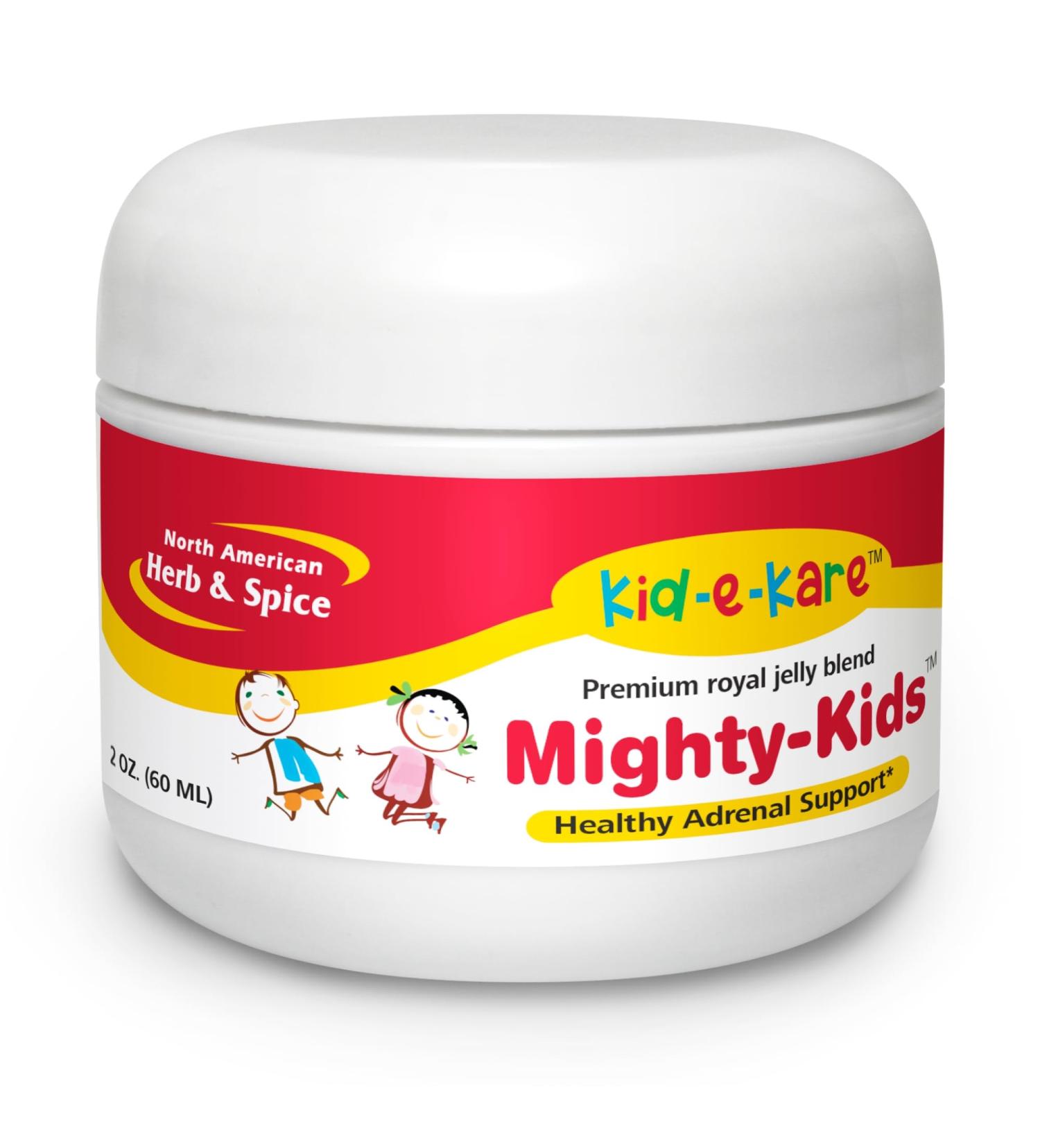 North American Herb and Spice Kid-e-kare Mighty Kids Premium Royal Jelly Blend. 2-Ounce ( packaging may vary ) - Buy Online on GoSupps.com