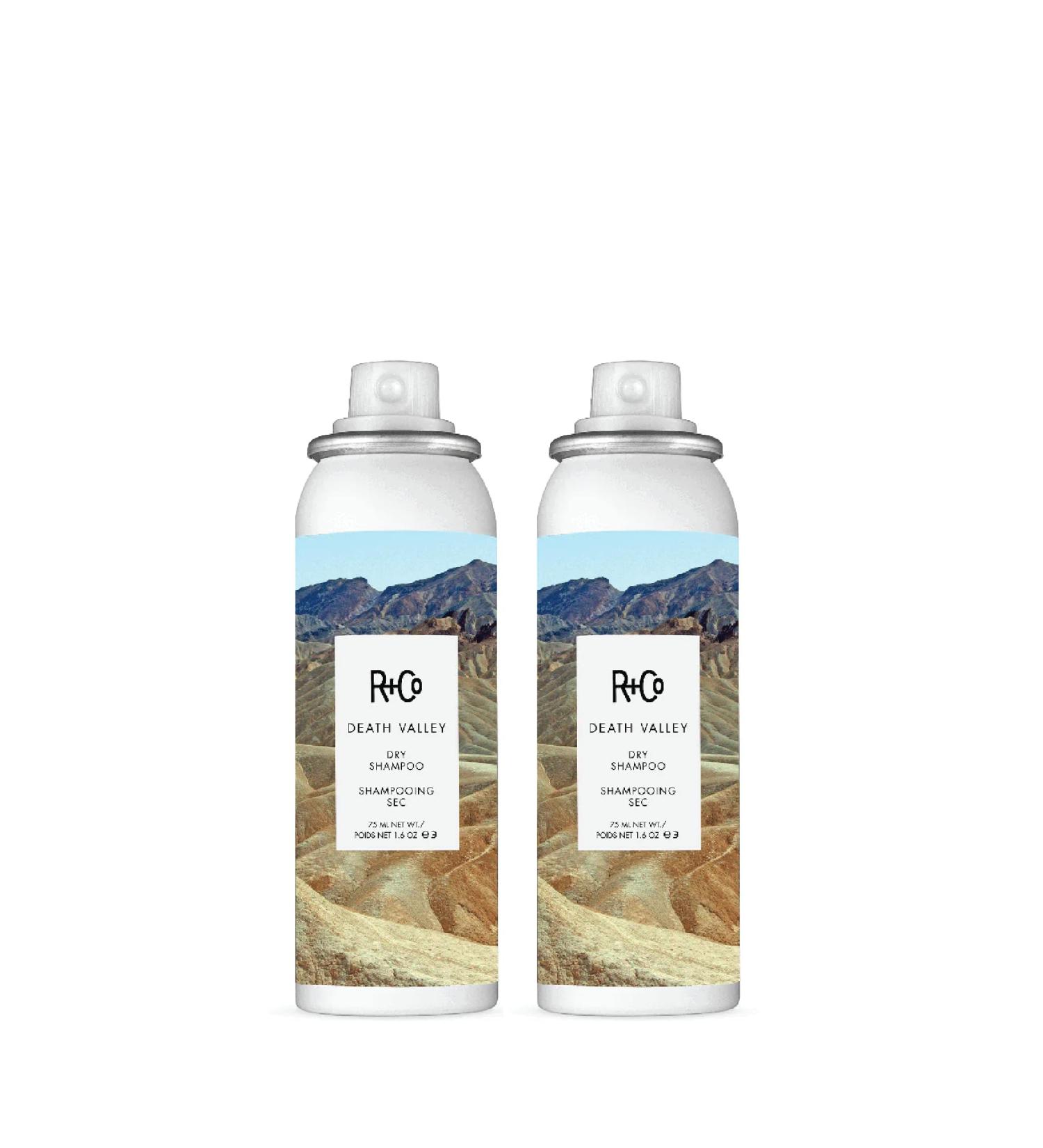 R+Co Death Valley Dry Shampoo Travel Size | Lightweight No Residue Spray for Oil Control and Volume Boost | TSA Approved | Vegan + Cruelty-Free | Pack of 2 Death Valley Dry Shampoo- 1.6 Fl Oz (Pack of 2) - Buy Online on GoSupps.com