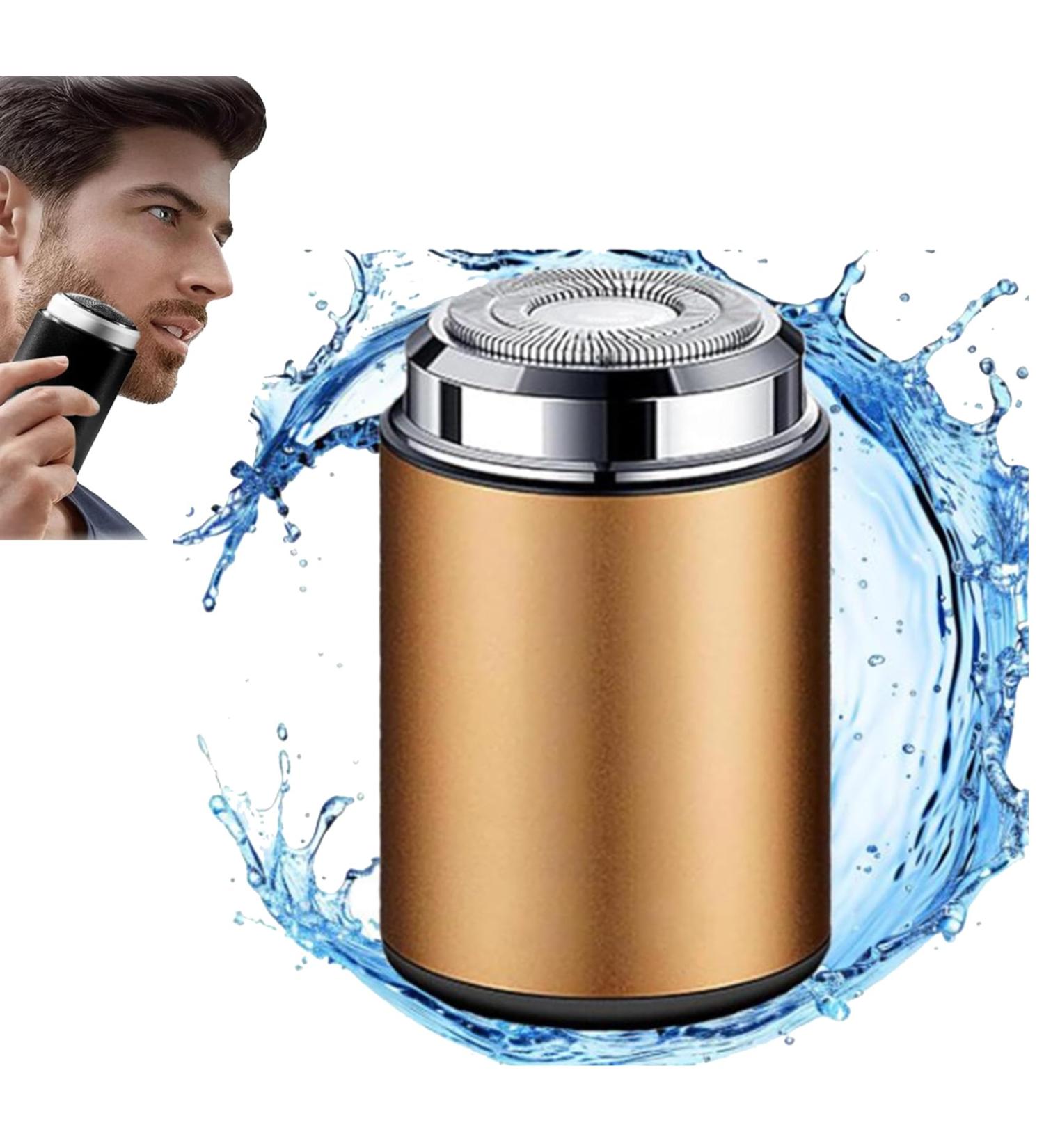 Sopami Mini Electric Shaver Sopami Portable Mini Electric Shaver Mini Shaver Electric Razor for Men Pocket Size USB Rechargeable Waterproof Electric Razor (Gold) - Buy Online on GoSupps.com
