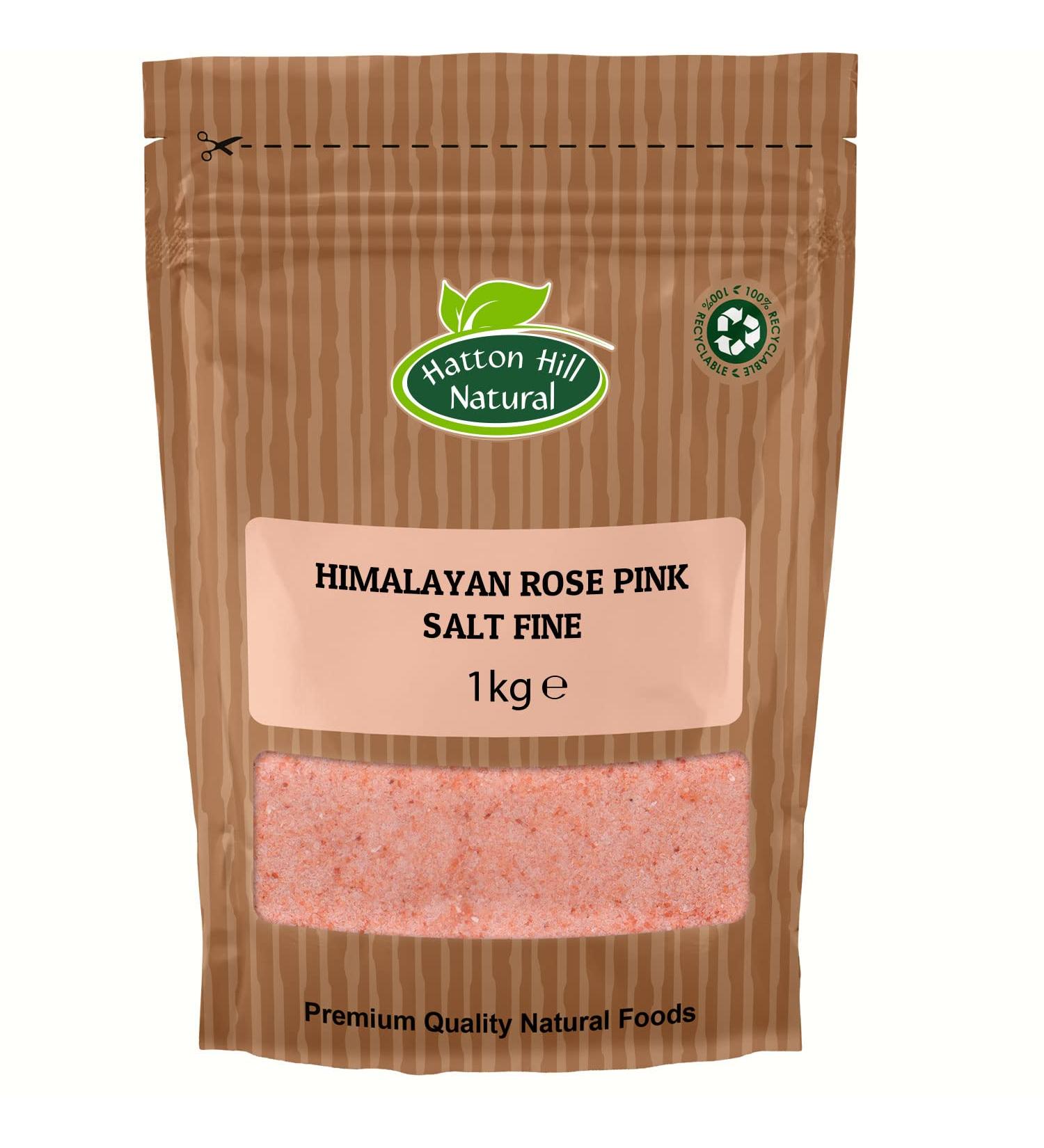 Himalayan Rose Pink Fine Salt 1kg by Hatton Hill