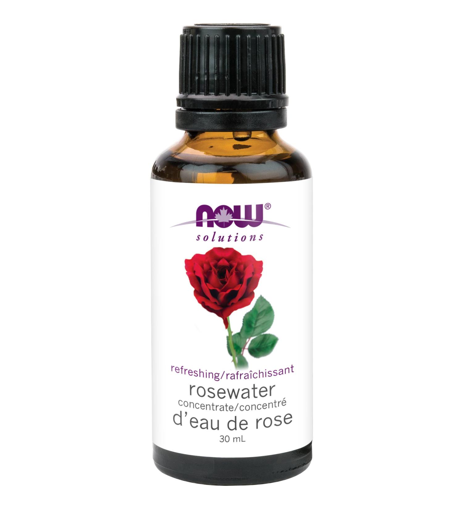 NOW Solutions Rosewater Concentrate Refreshing Multi-Purpose Oil Potpourri Scent 30ml - Buy Online on GoSupps.com