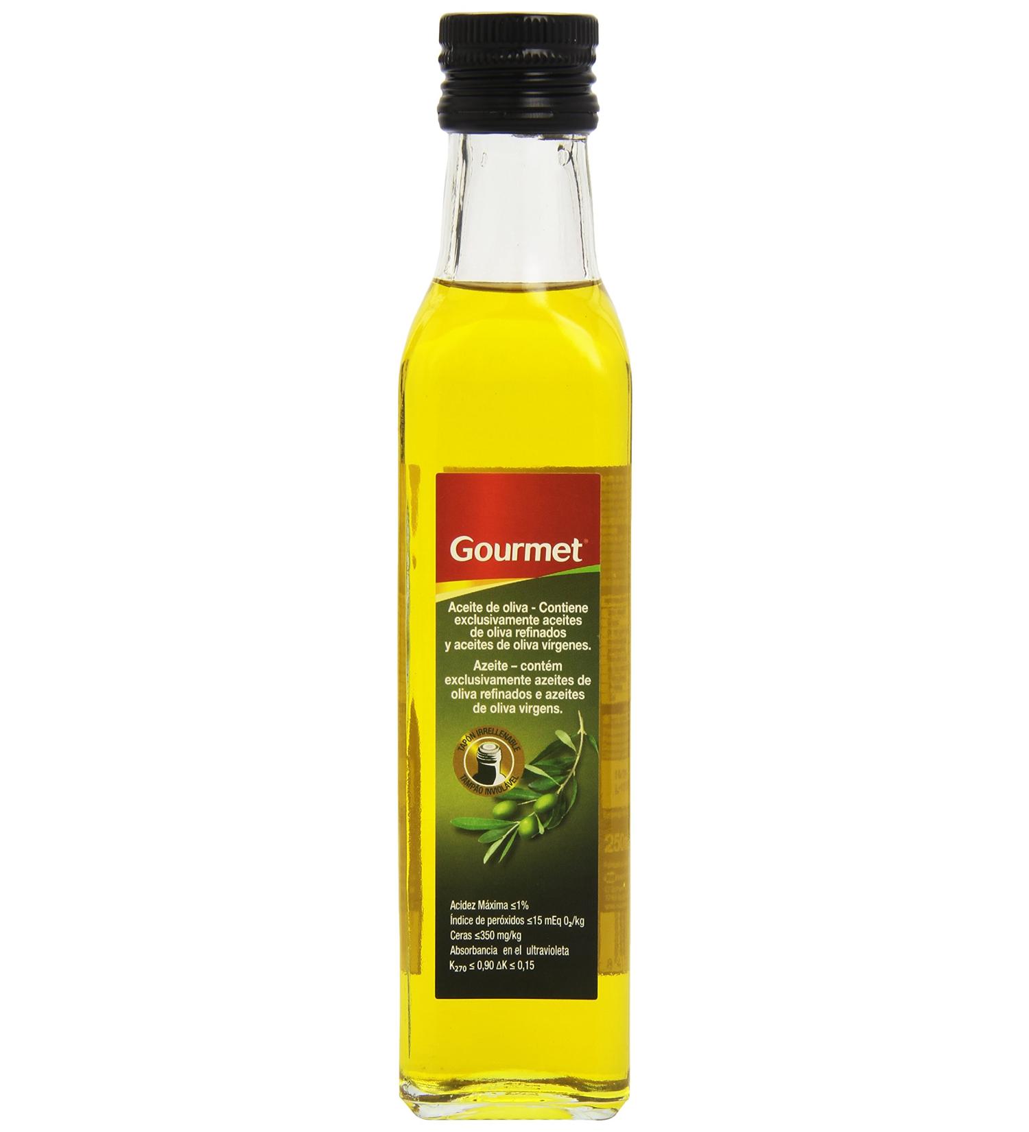  Gourmet Gourmet - Olive Oil - Exclusively contains refined olive oils and virgin olive oils - 250ml - Pack of 6 - Buy Online on GoSupps.com