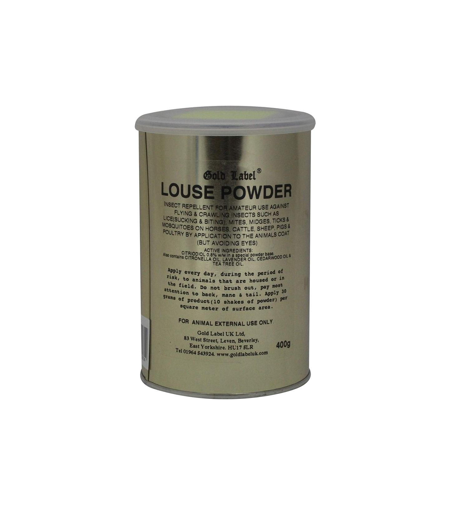 Gold Label See Description Louse Powder Clear 400 g Transparent