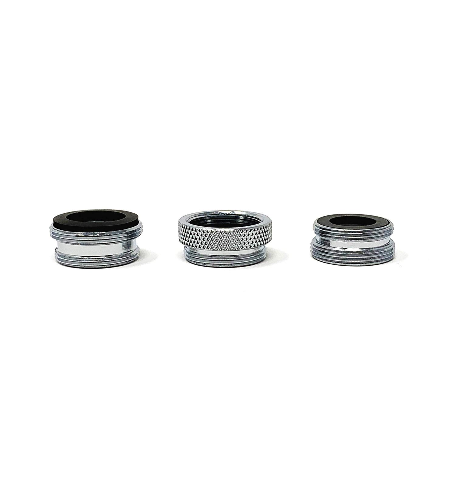 Oral Breeze 3 Adaptor Set | Quickbreeze Faucet Adaptors for Most Sinks | 27 Thread - Small & Medium Sizes - Buy Online on GoSupps.com