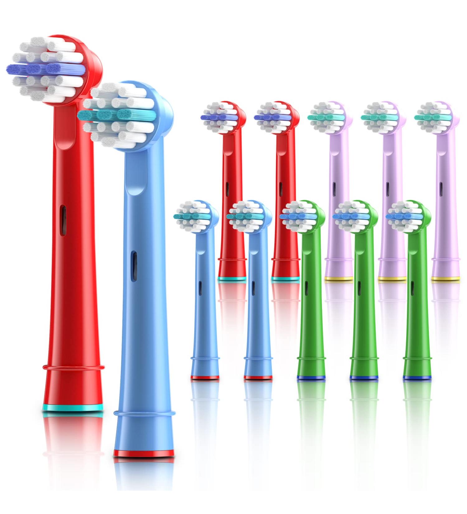 THISONG Kids Toothbrush Replacement Heads - Pack of 12 | Compatible with Oral-B Electric Toothbrush | Professional Precision Cleaning for Effective Oral Care - Buy Online on GoSupps.com