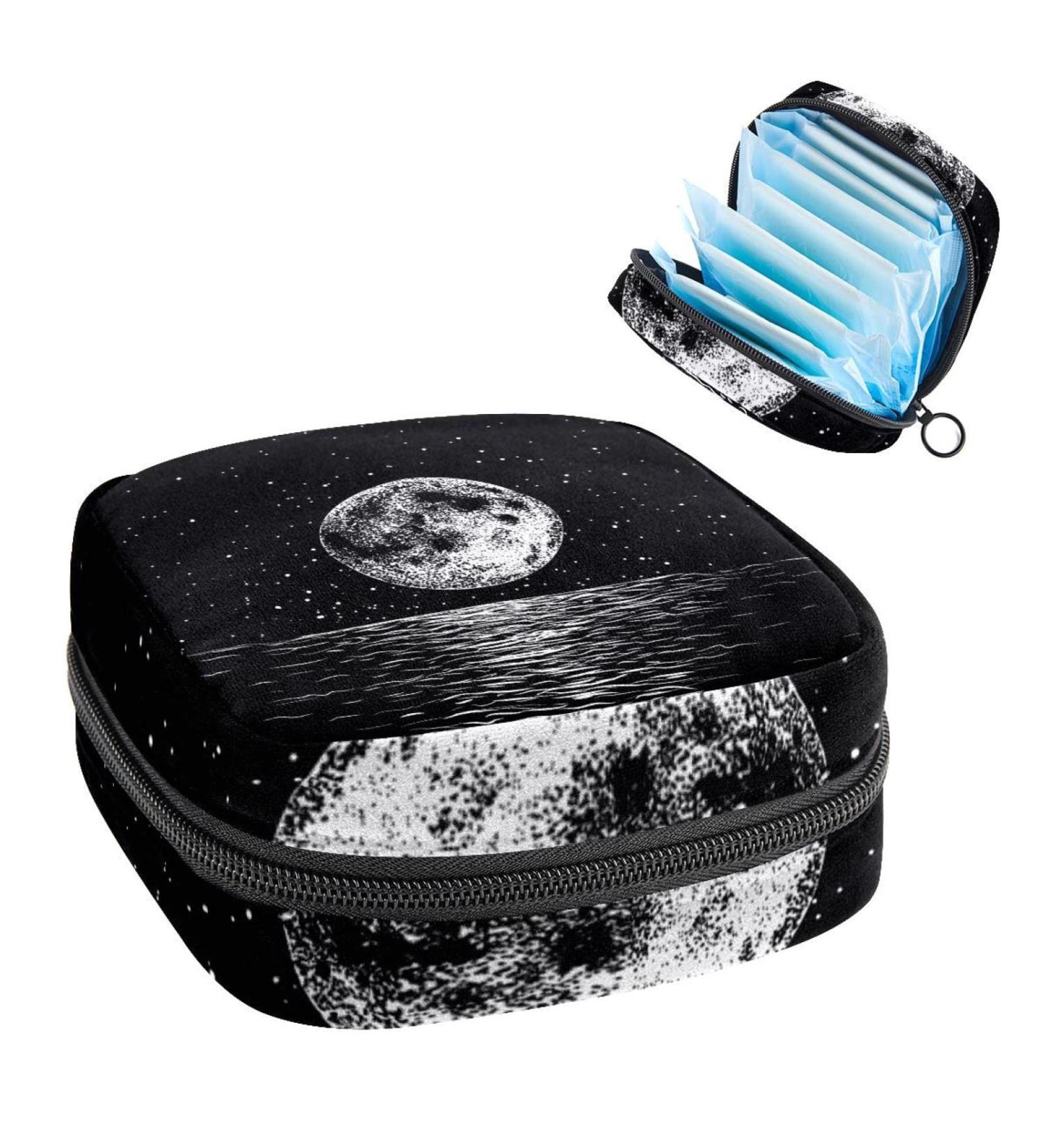 Shop Women's Bonds Storage Pockets Stillpad Holder - Abstract Moon Period Kit & Feminine Product Bag - Buy Online on GoSupps.com